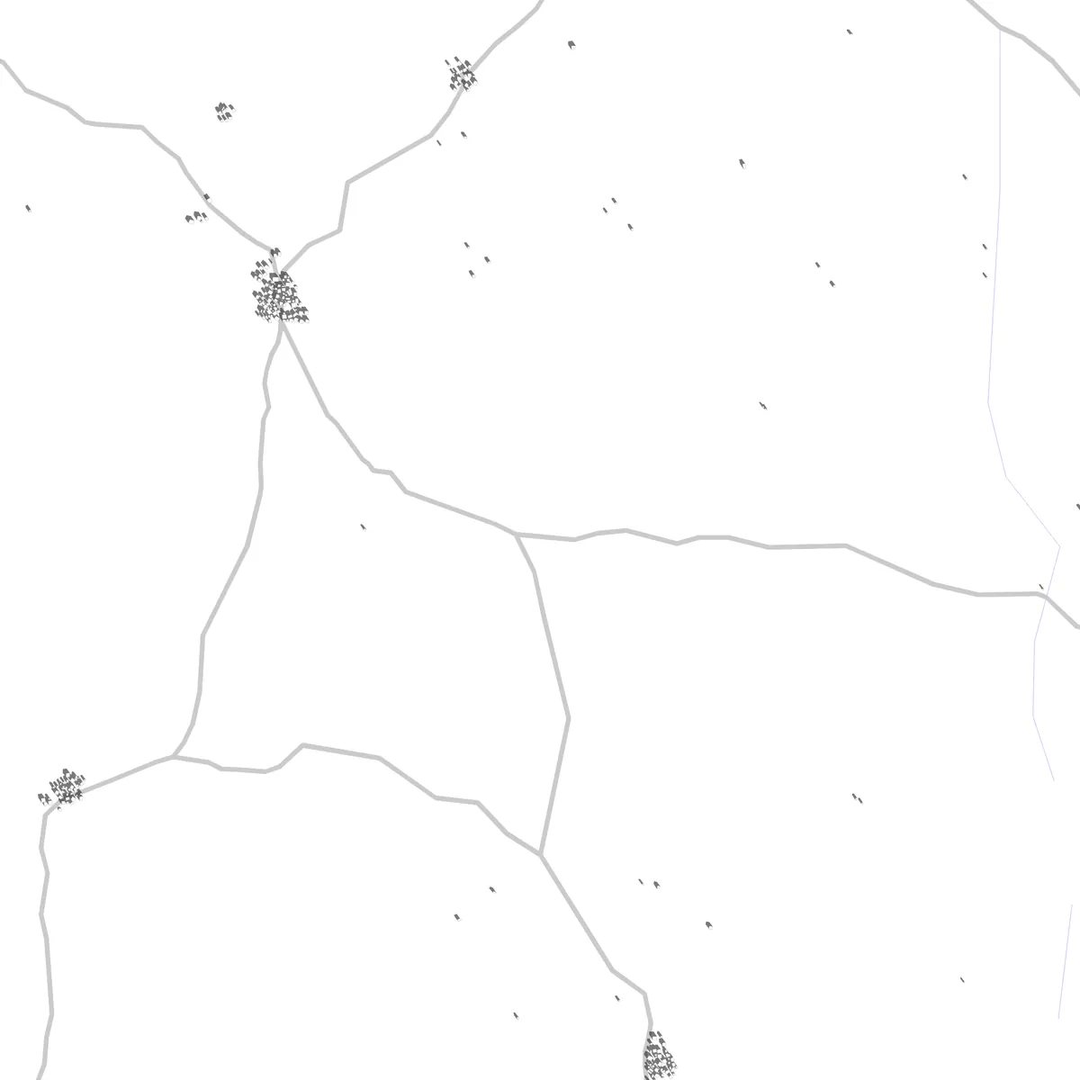 Guéckédou plan de situation (2,5 km)