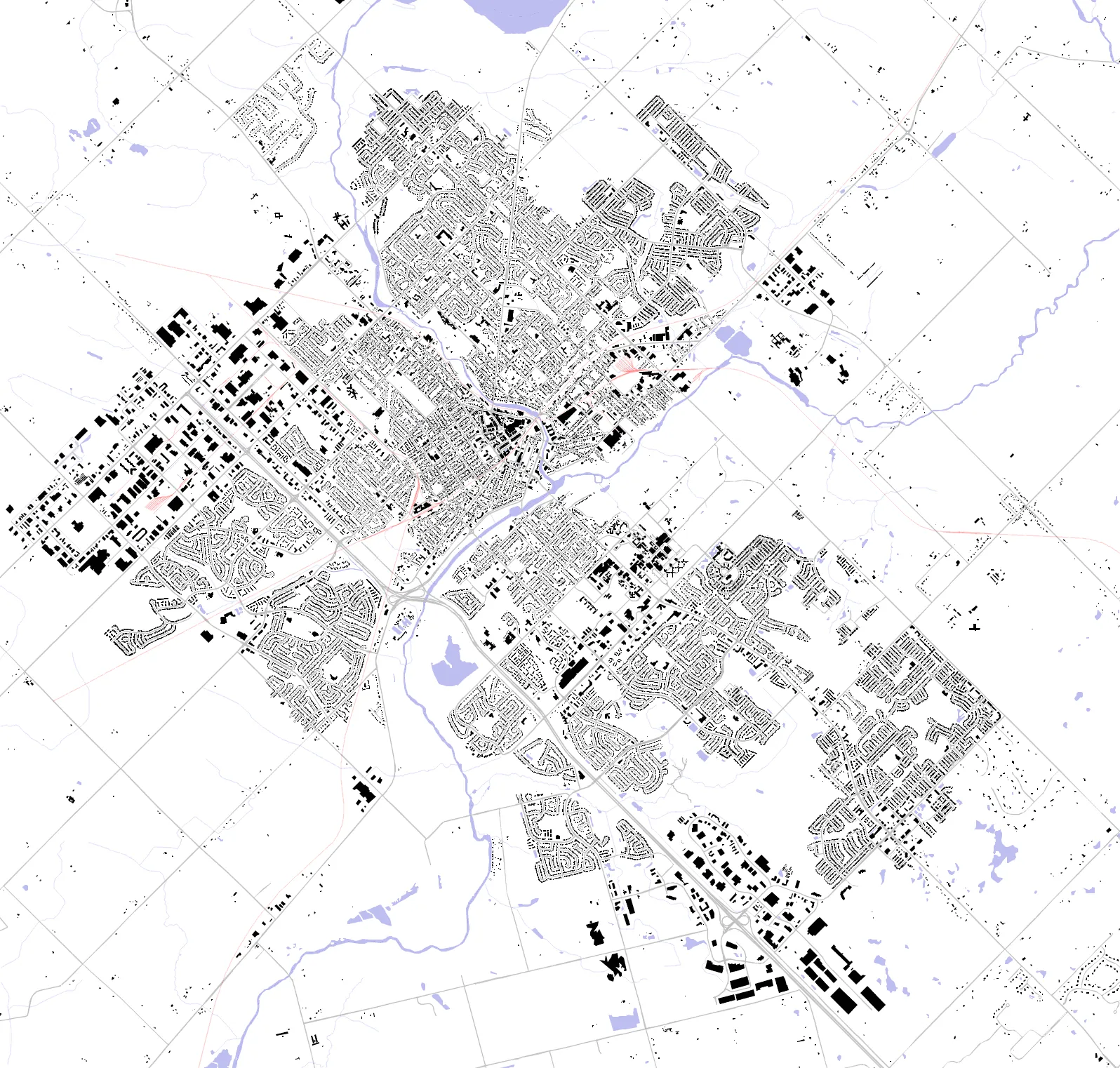 Guelph figure ground plan