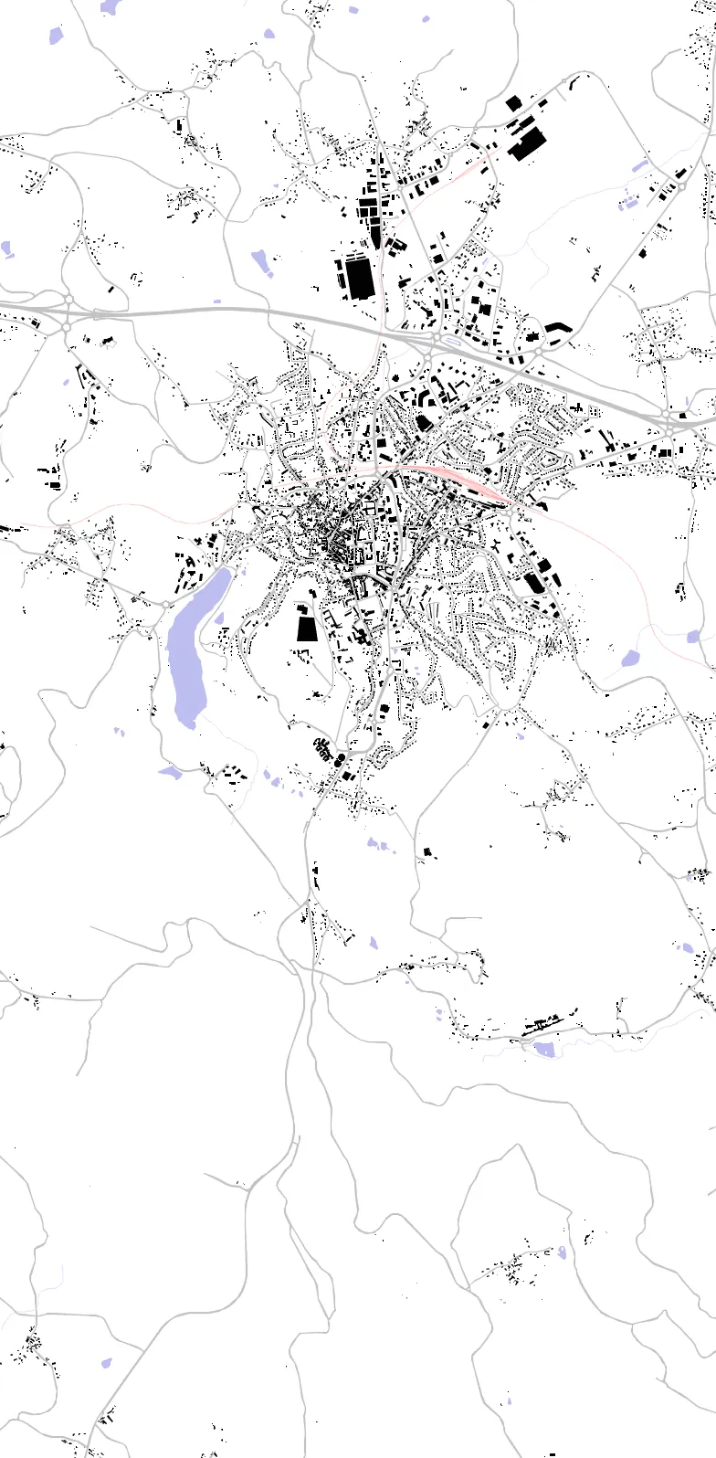 Guéret figure ground plan