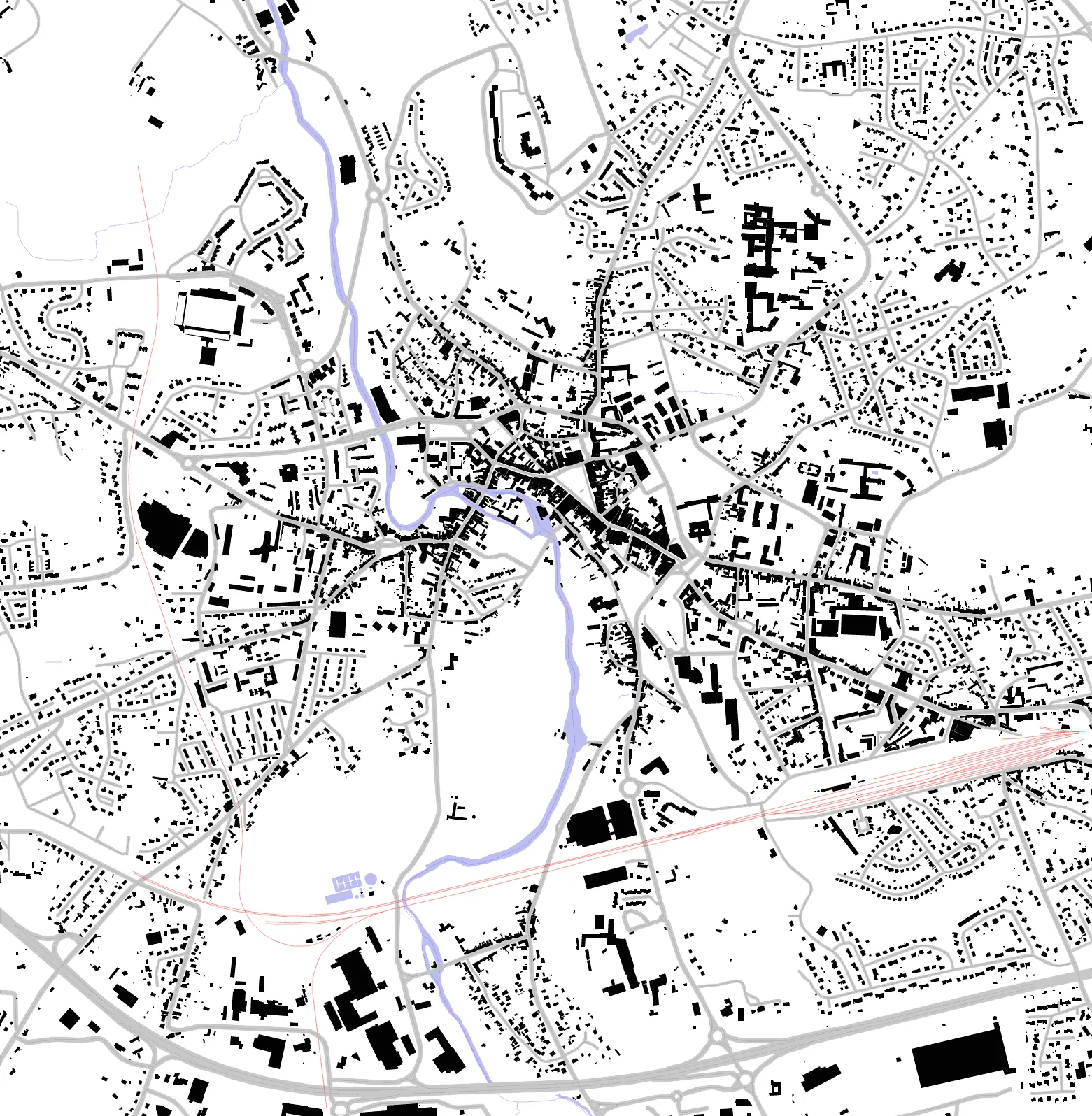 Guingamp Schwarzplan