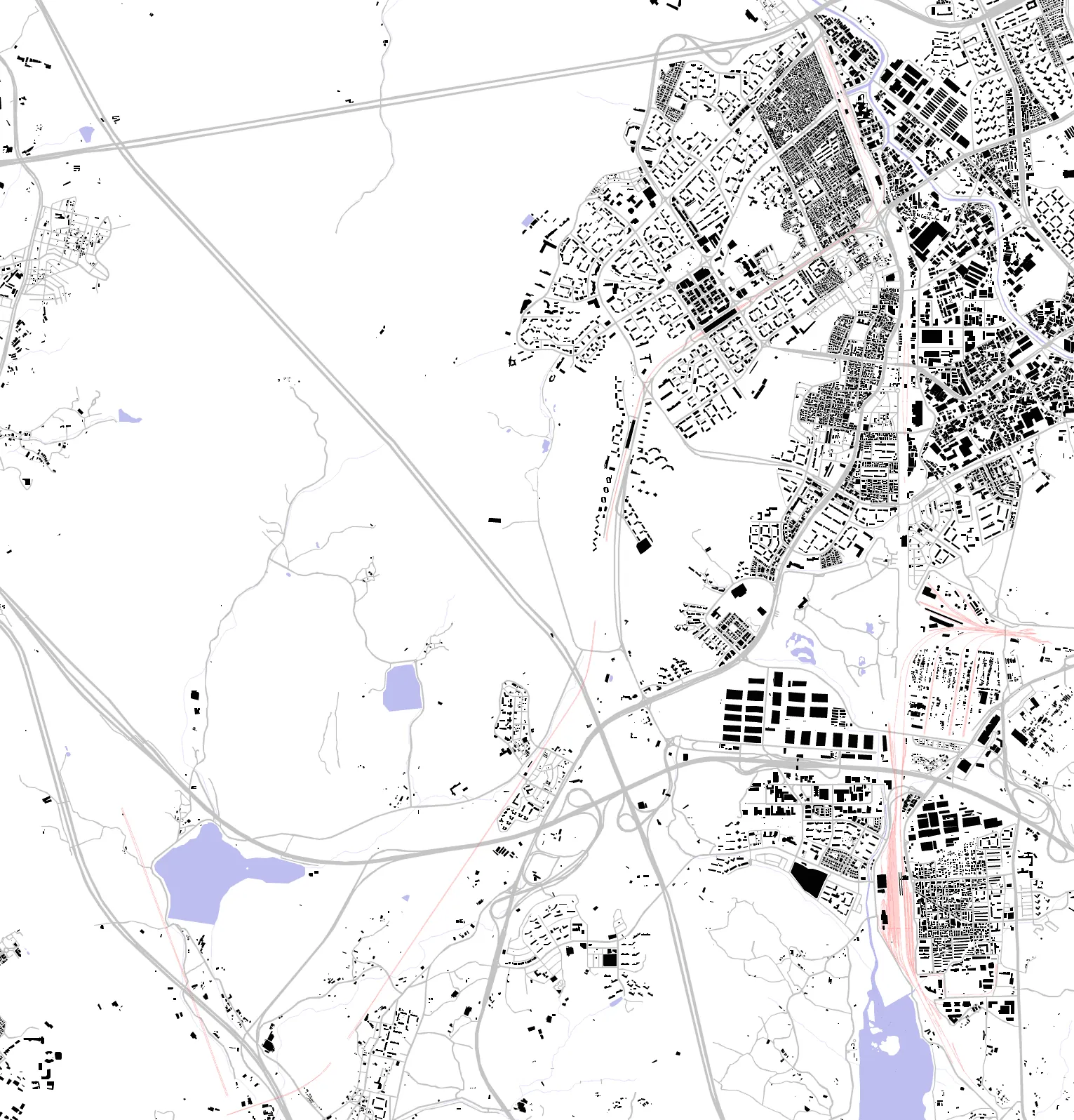 Gunpo figure ground plan