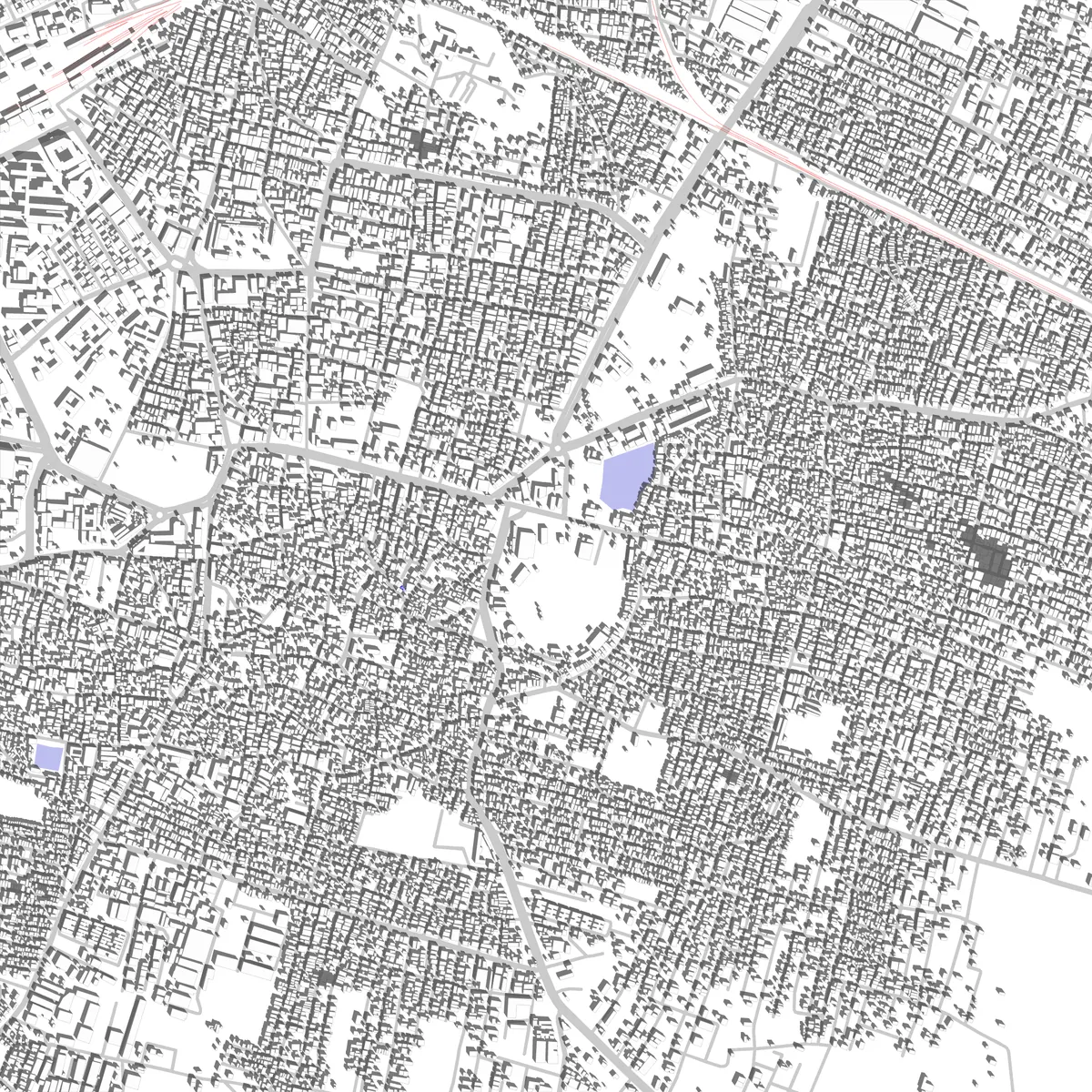 Guntur Lageplan (2,5 km)