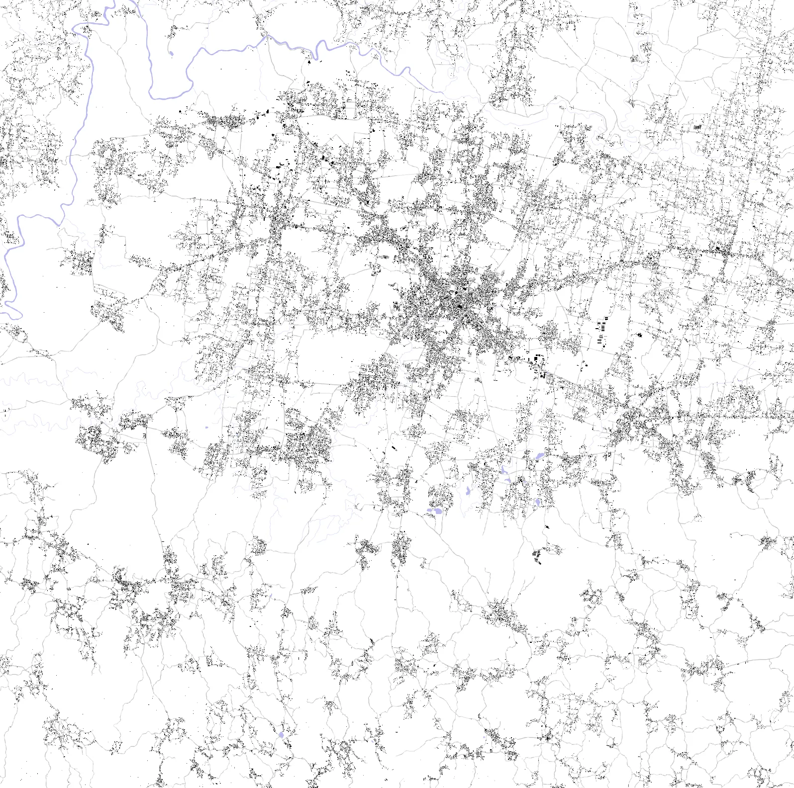 Gunungkidul figure ground plan