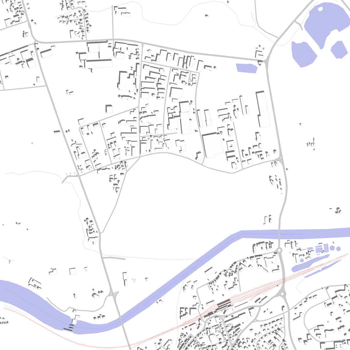 Günzburg site plan (2.5 km)