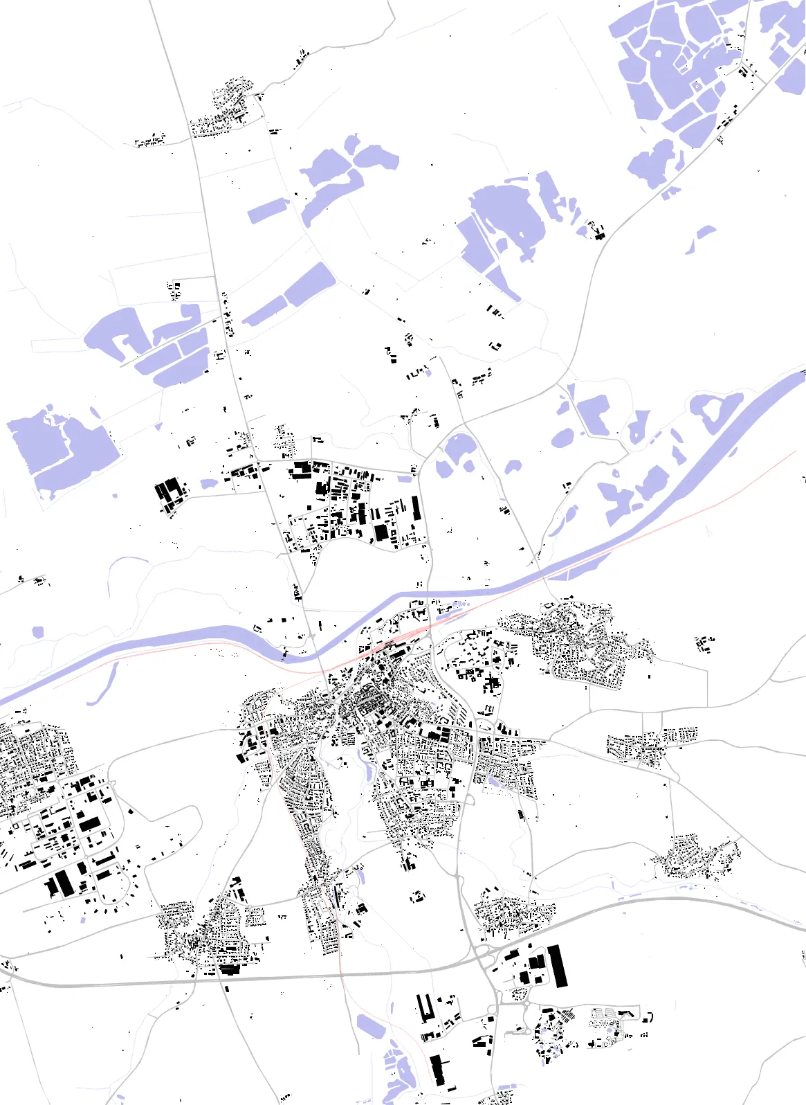 Günzburg figure ground plan