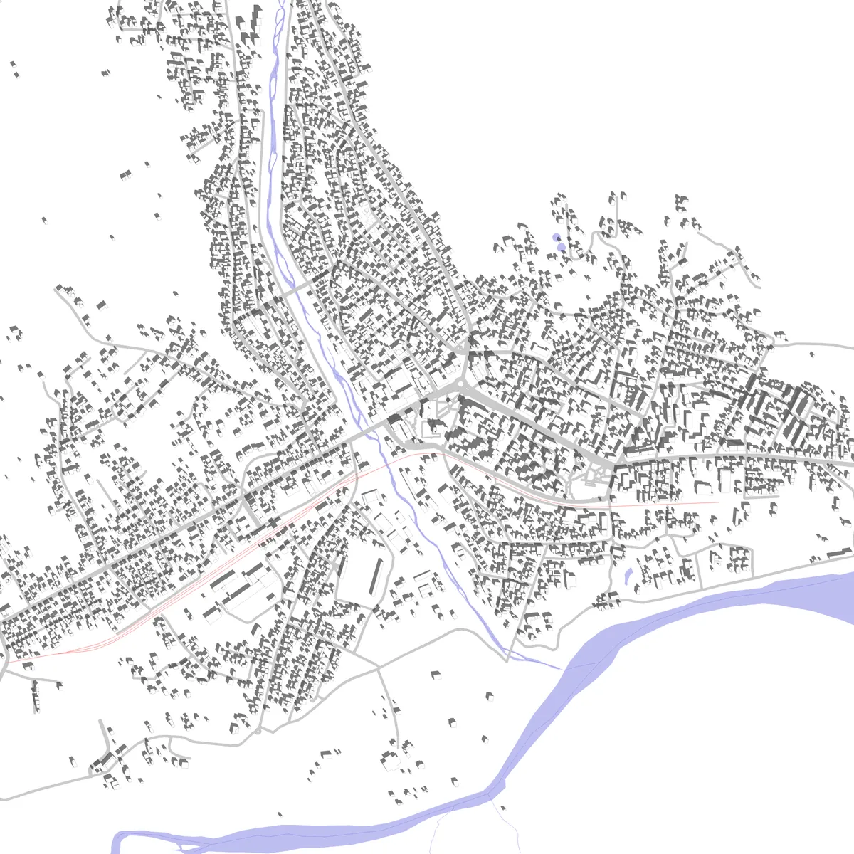 Gura Humorului site plan (2,5 km)