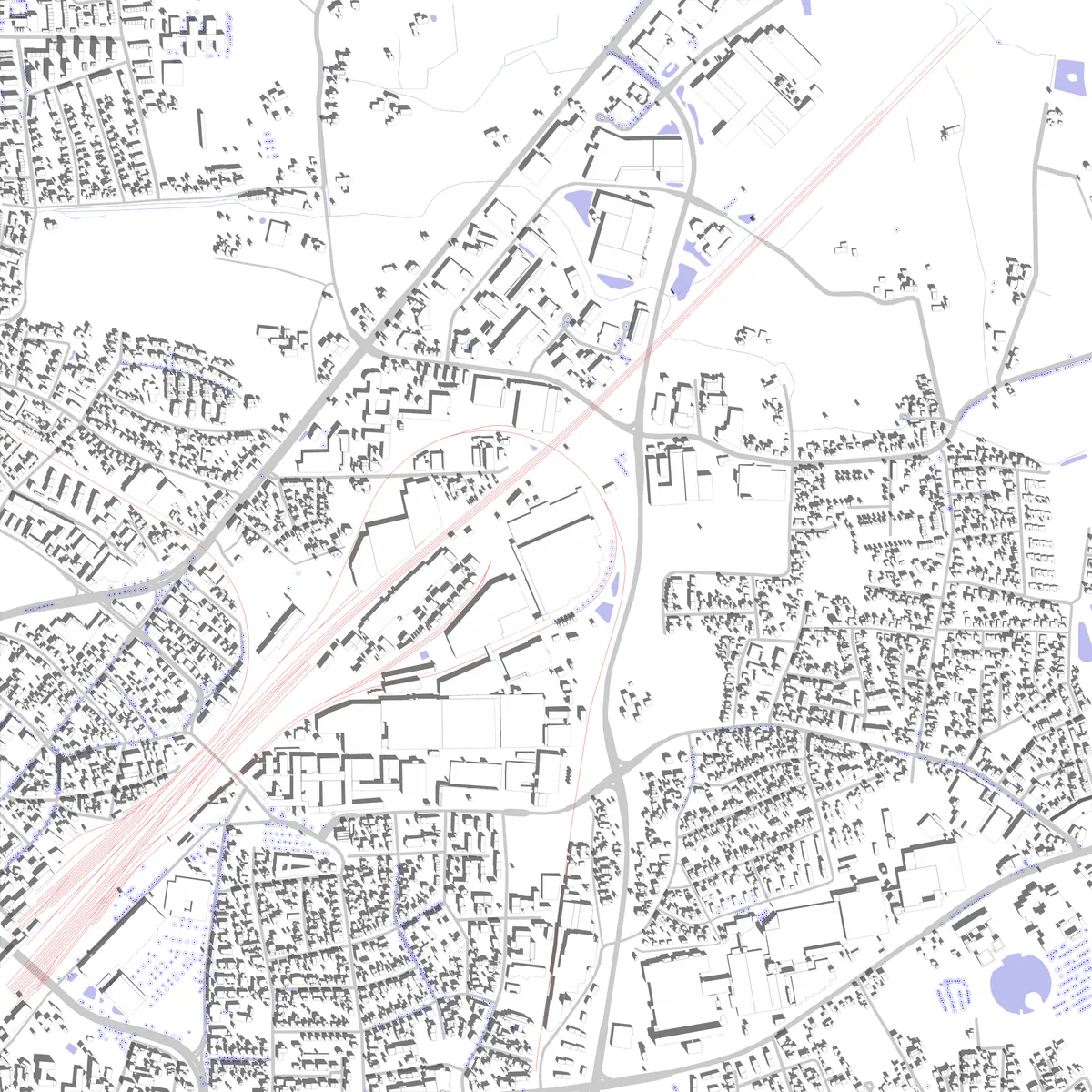 Gütersloh Lageplan (2,5 km)