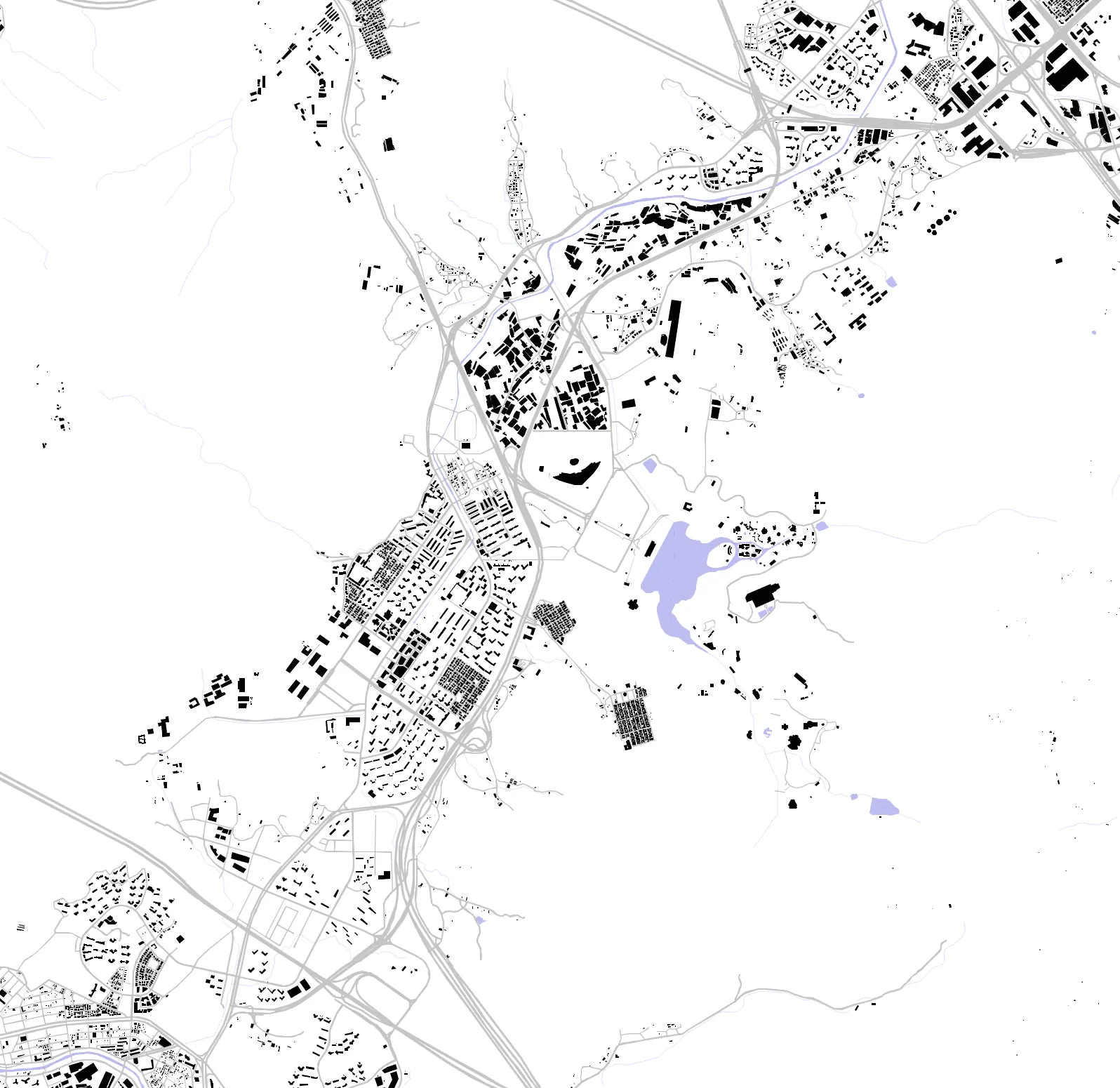 Gwacheon figure ground plan