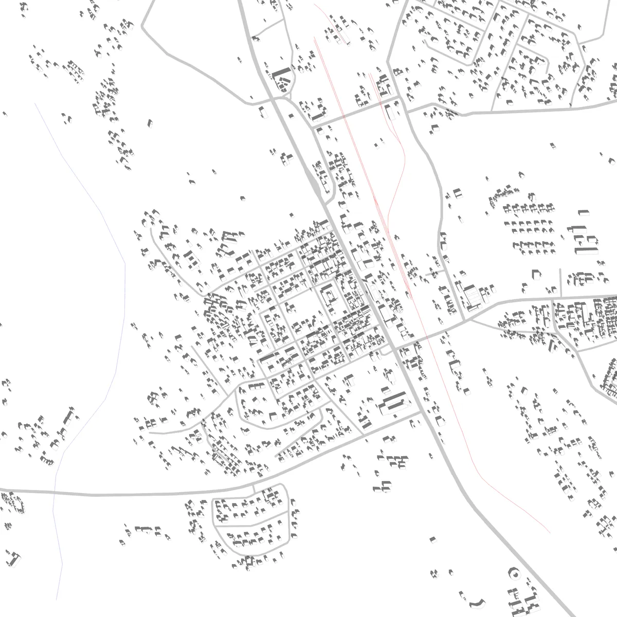 Gwanda Lageplan (2,5 km)