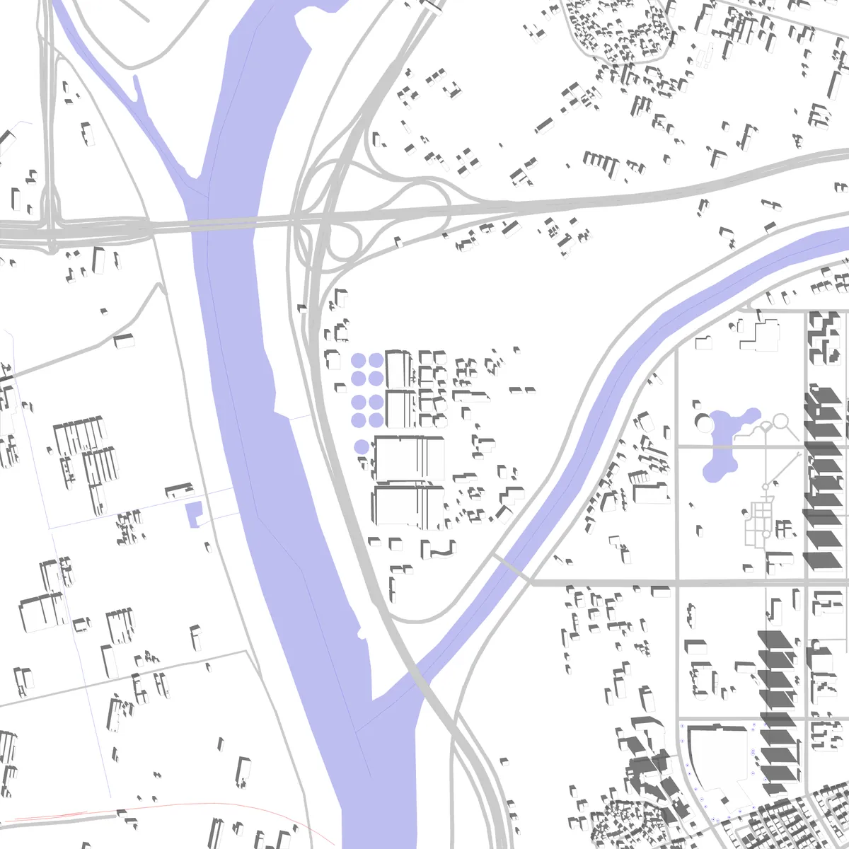 Gwangju site plan (2.5 km)