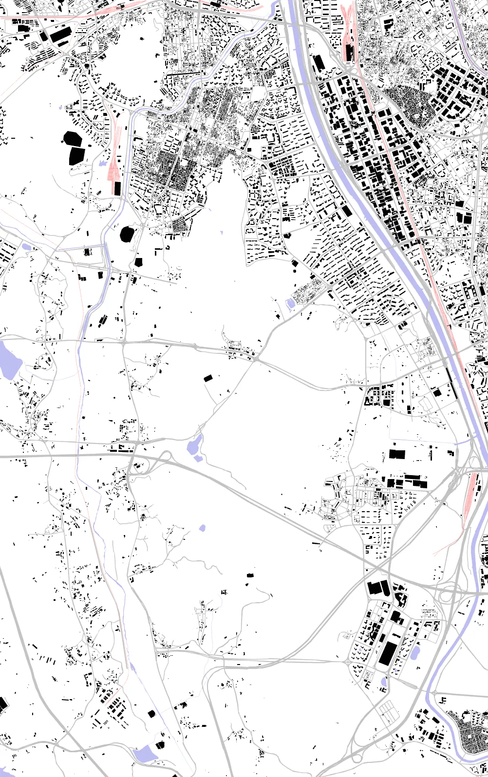Gwangmyeong figure ground plan