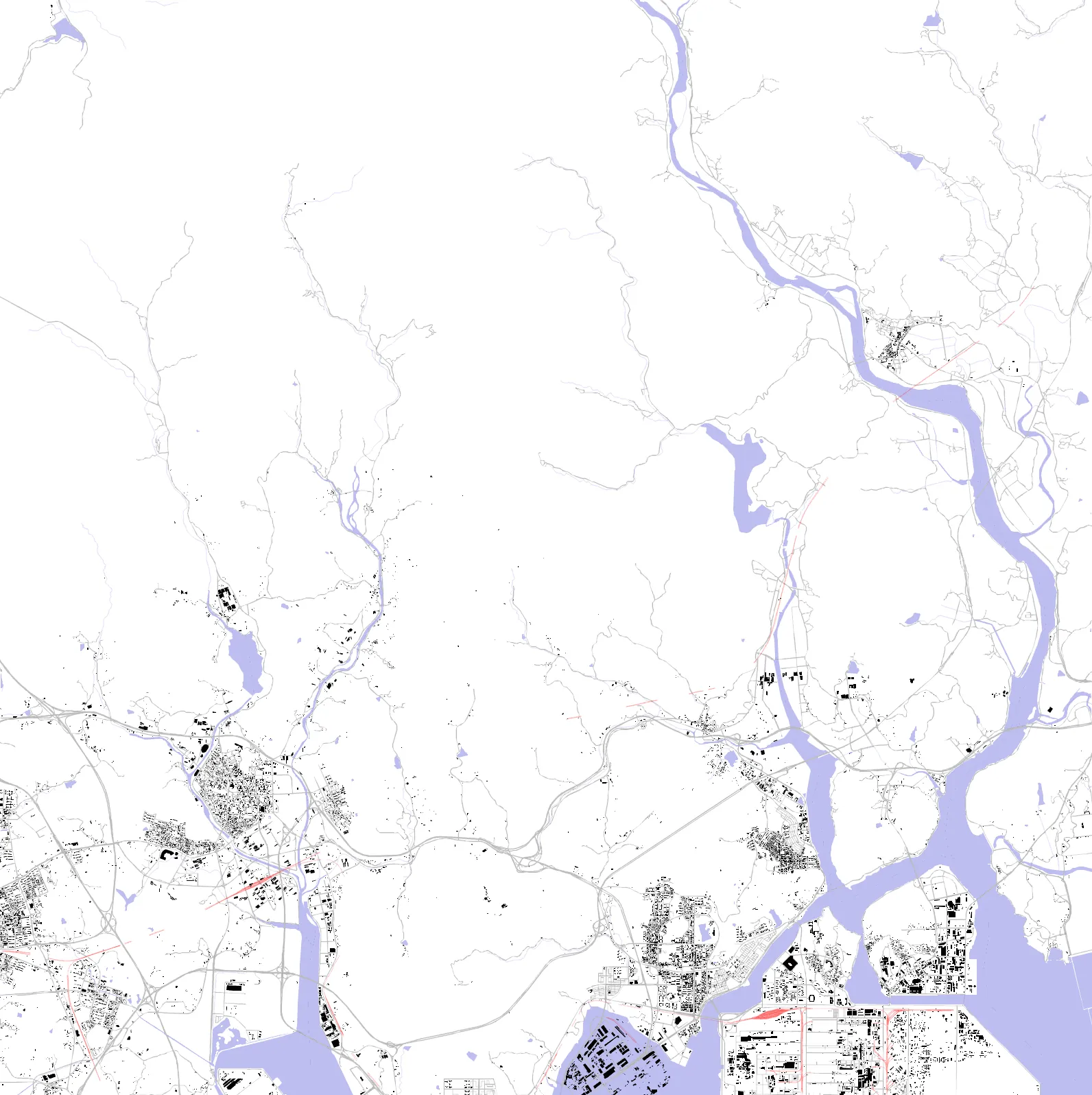 Gwangyang Schwarzplan