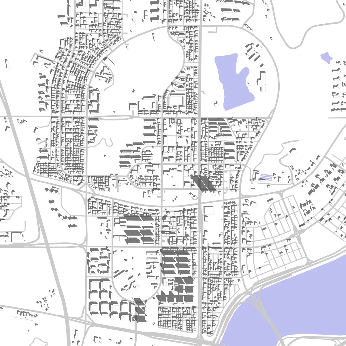 Gwangyang Lageplan (2,5 km)