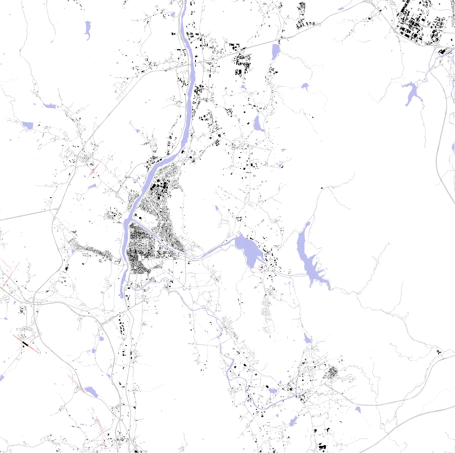Gyeongju Schwarzplan