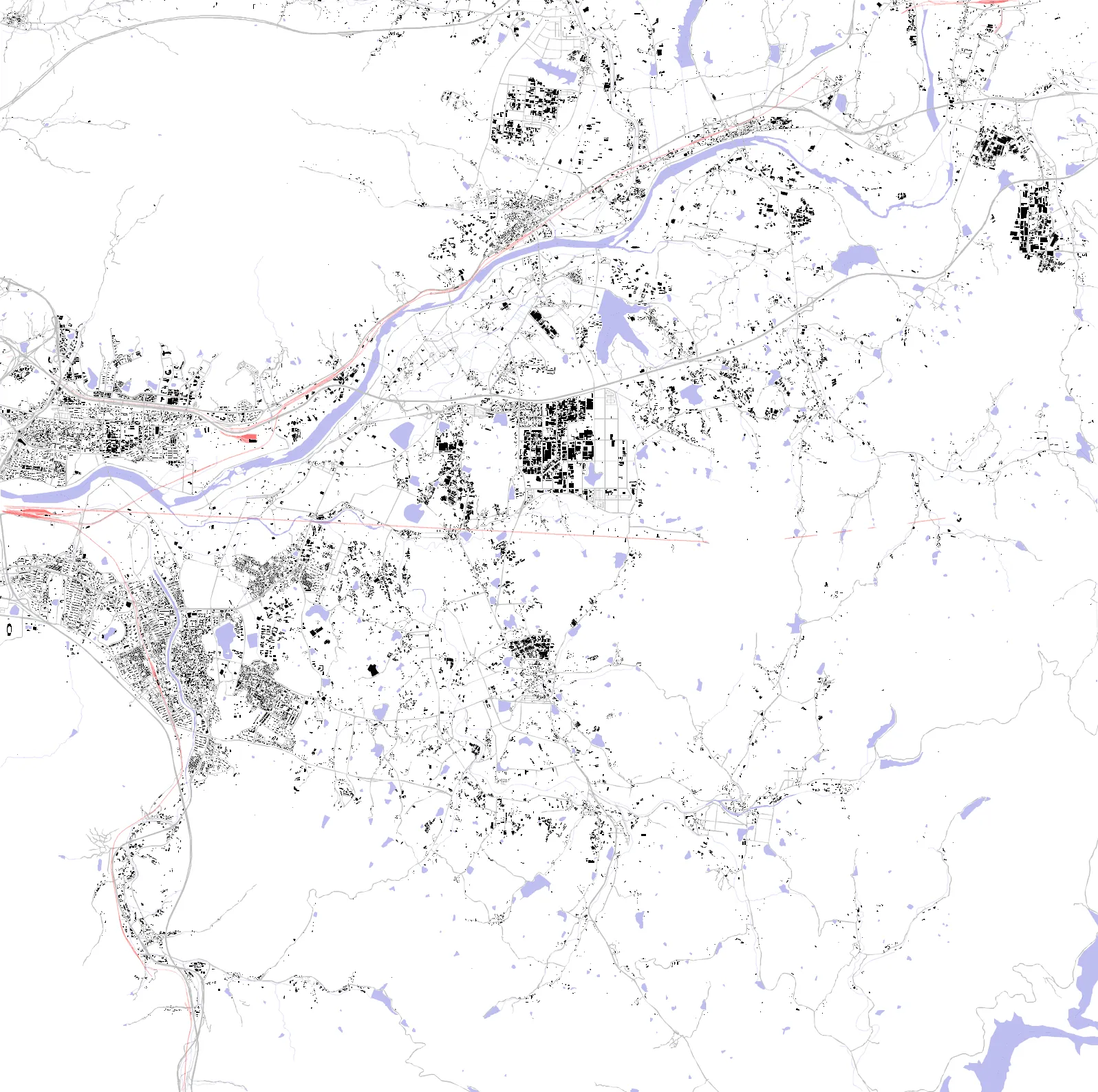 Gyeongsan figure ground plan