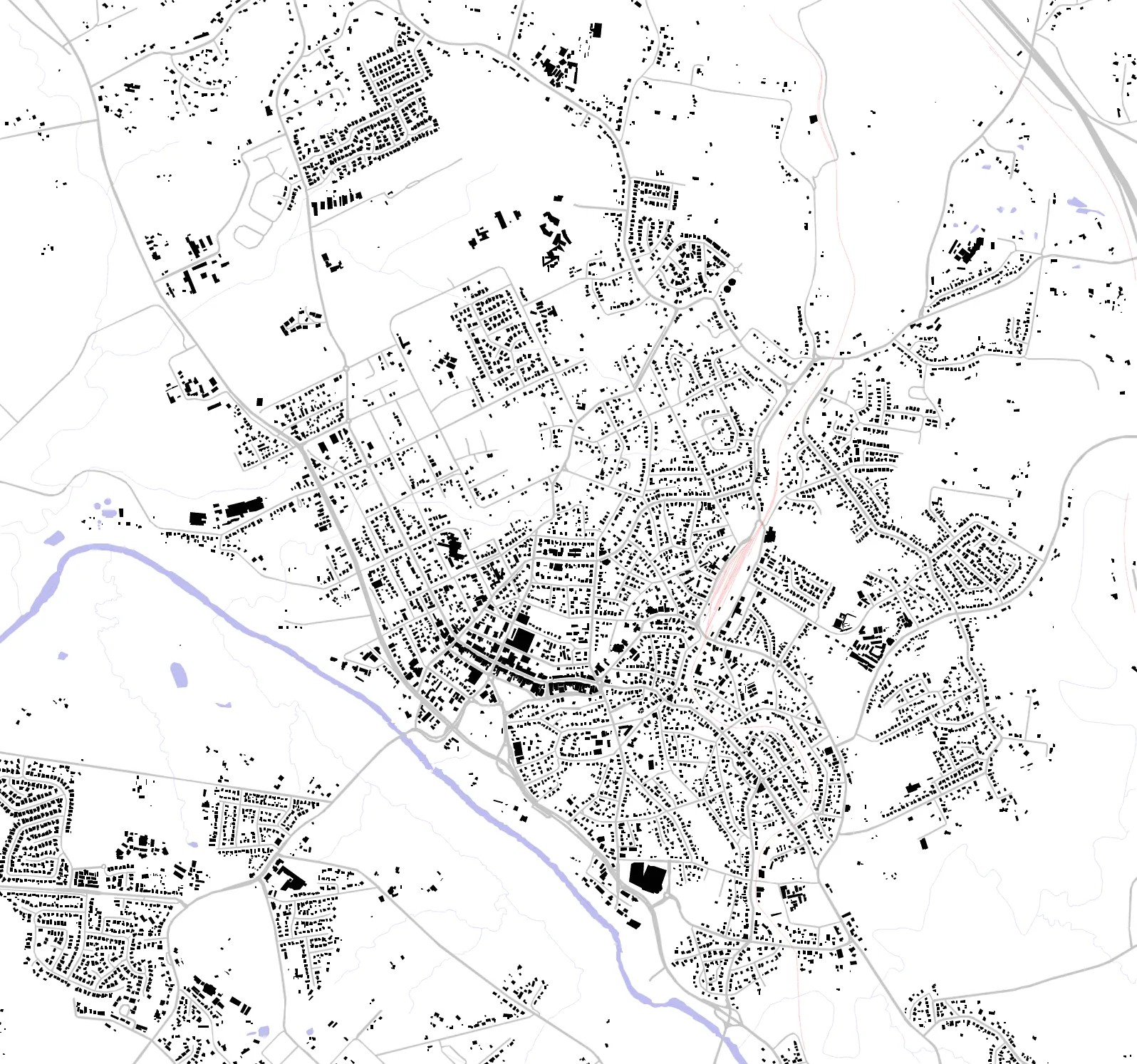 Gympie figure ground plan