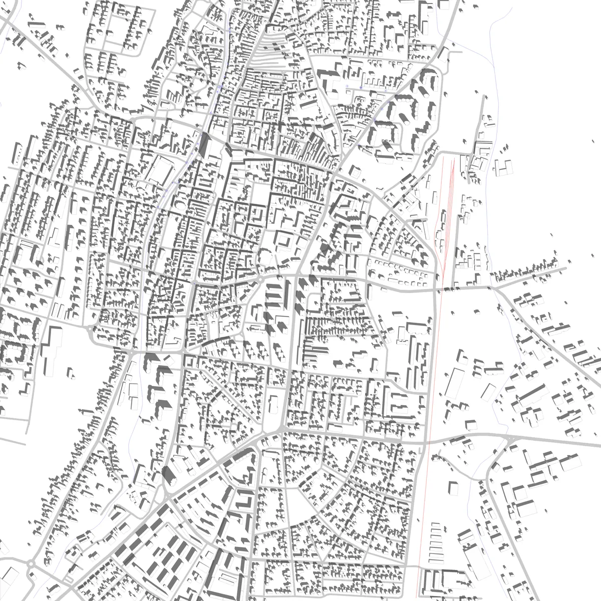 Gyöngyös site plan (2,5 km)
