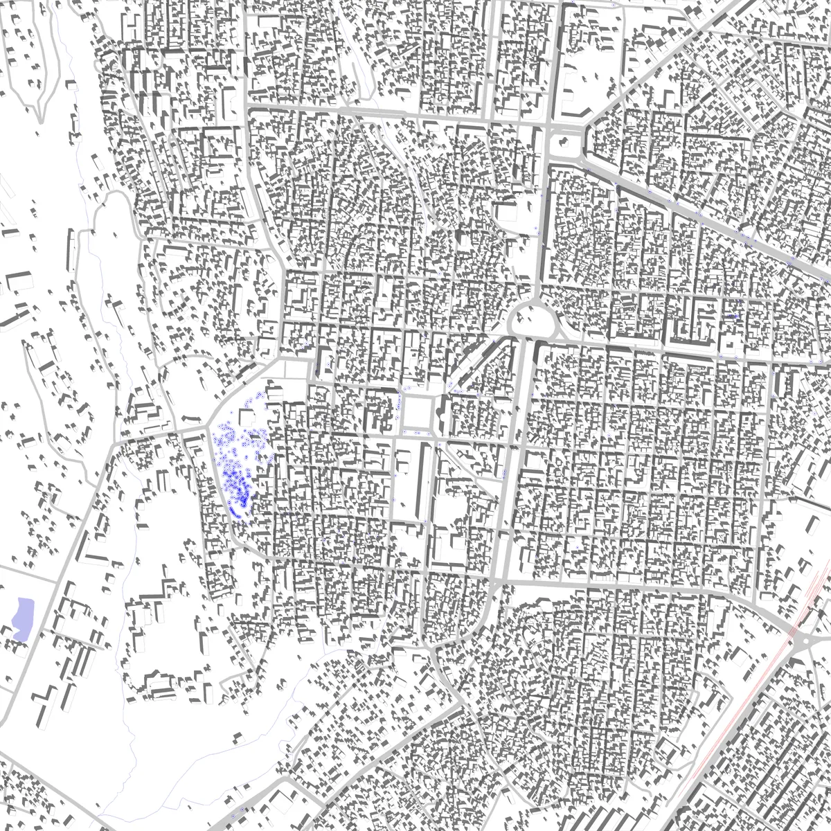Gyumri site plan (2.5 km)