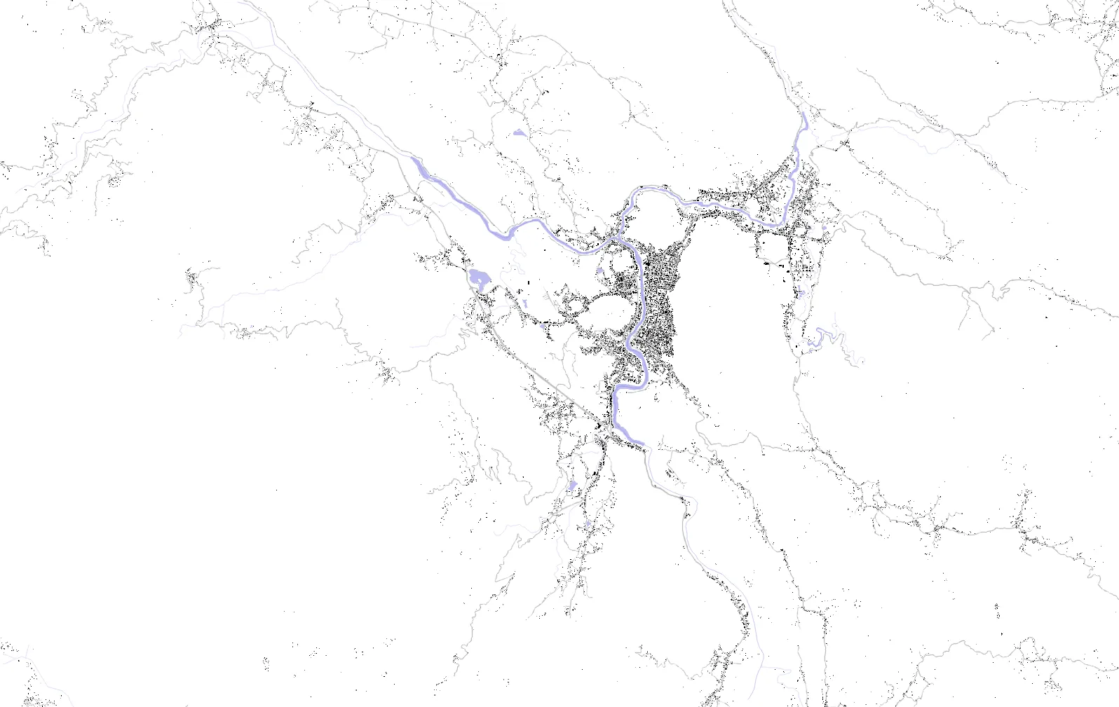 Hà Giang figure ground plan