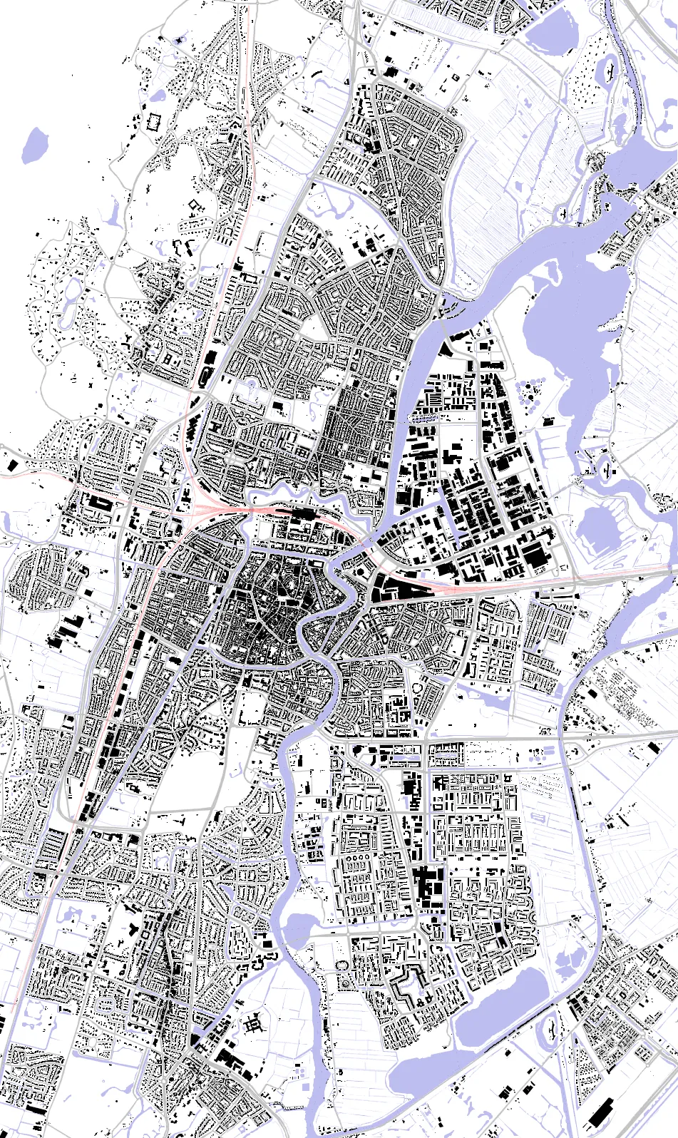 Haarlem Schwarzplan
