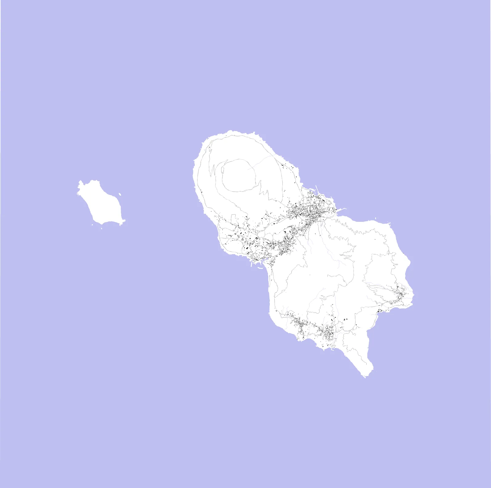 Hachijo figure ground plan