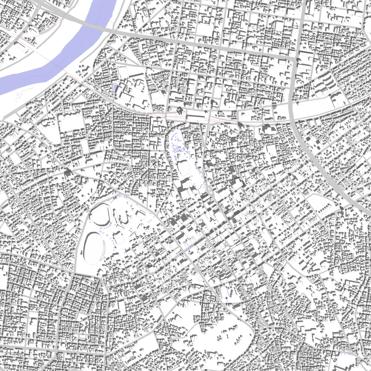 八戸 敷地図 (2.5 km)