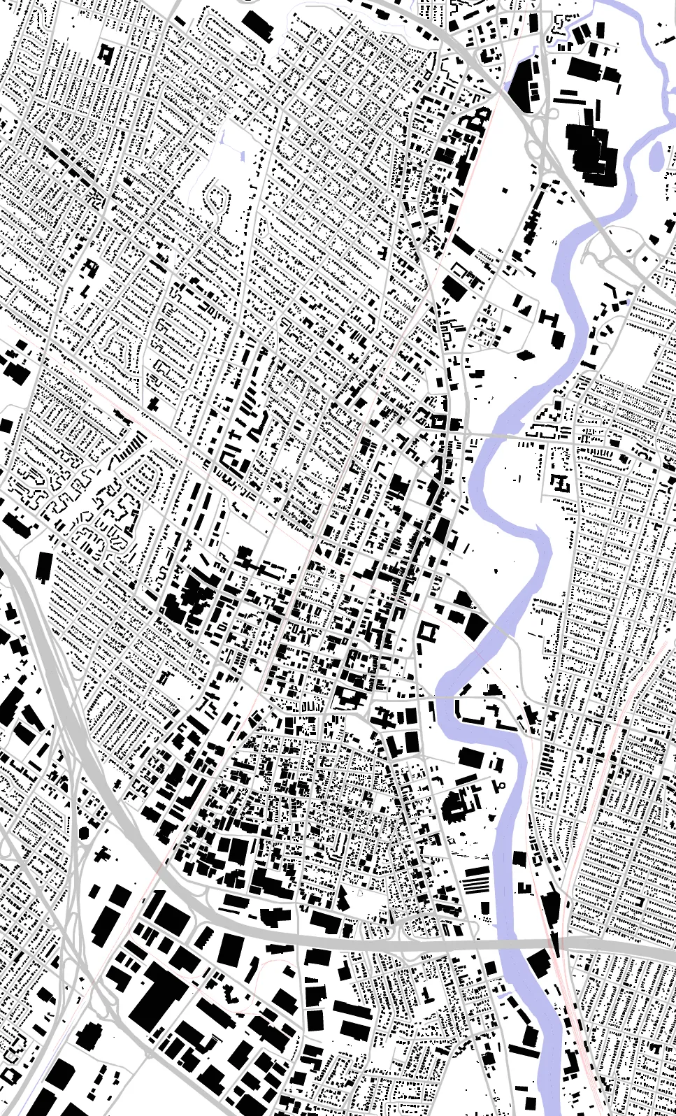 Hackensack figure ground plan