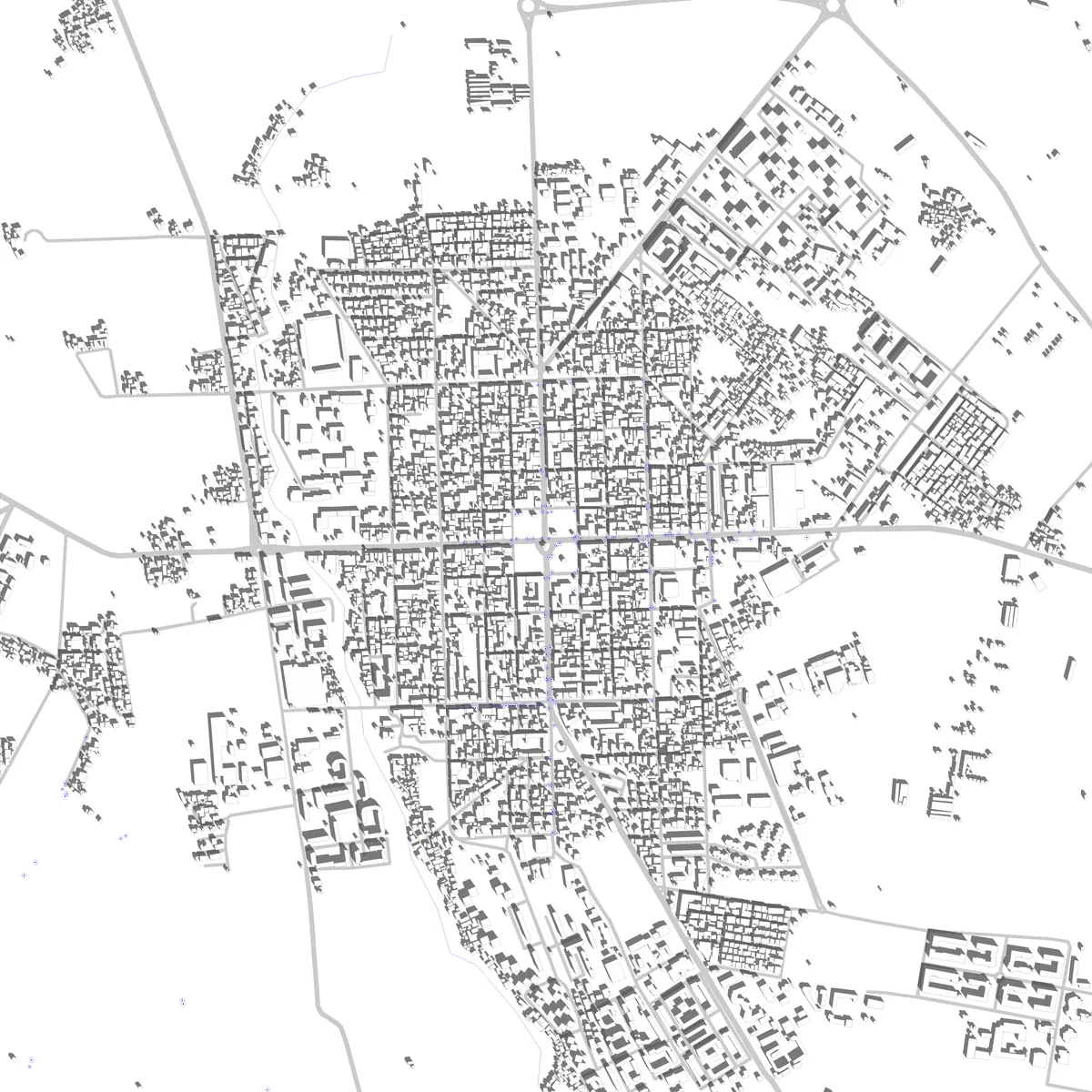 Hadjout Lageplan (2,5 km)