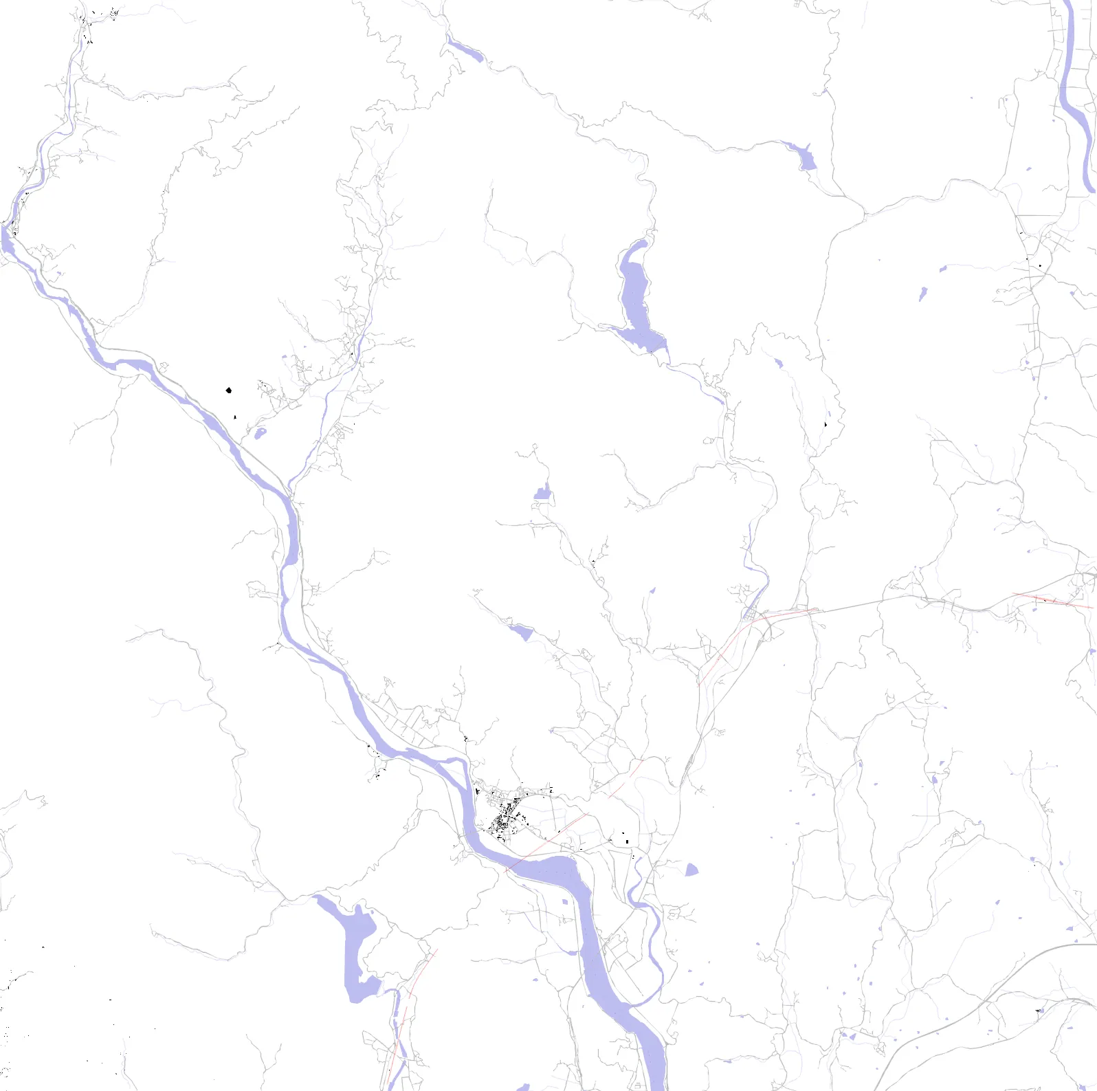 Hadong Schwarzplan