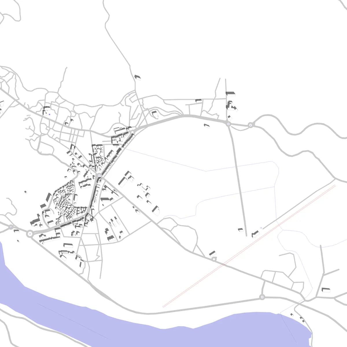 Hadong Lageplan (2,5 km)