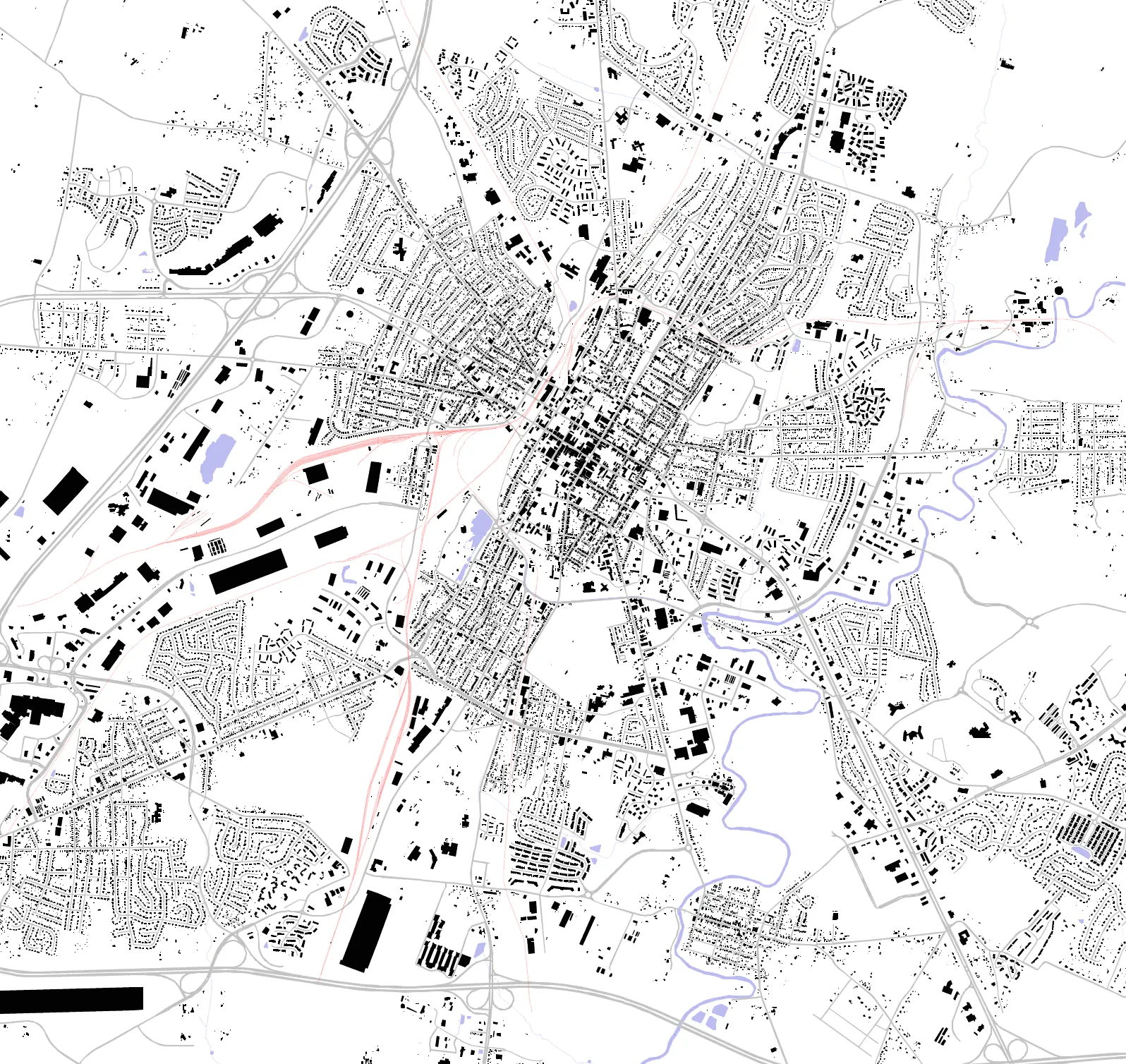 Hagerstown Schwarzplan