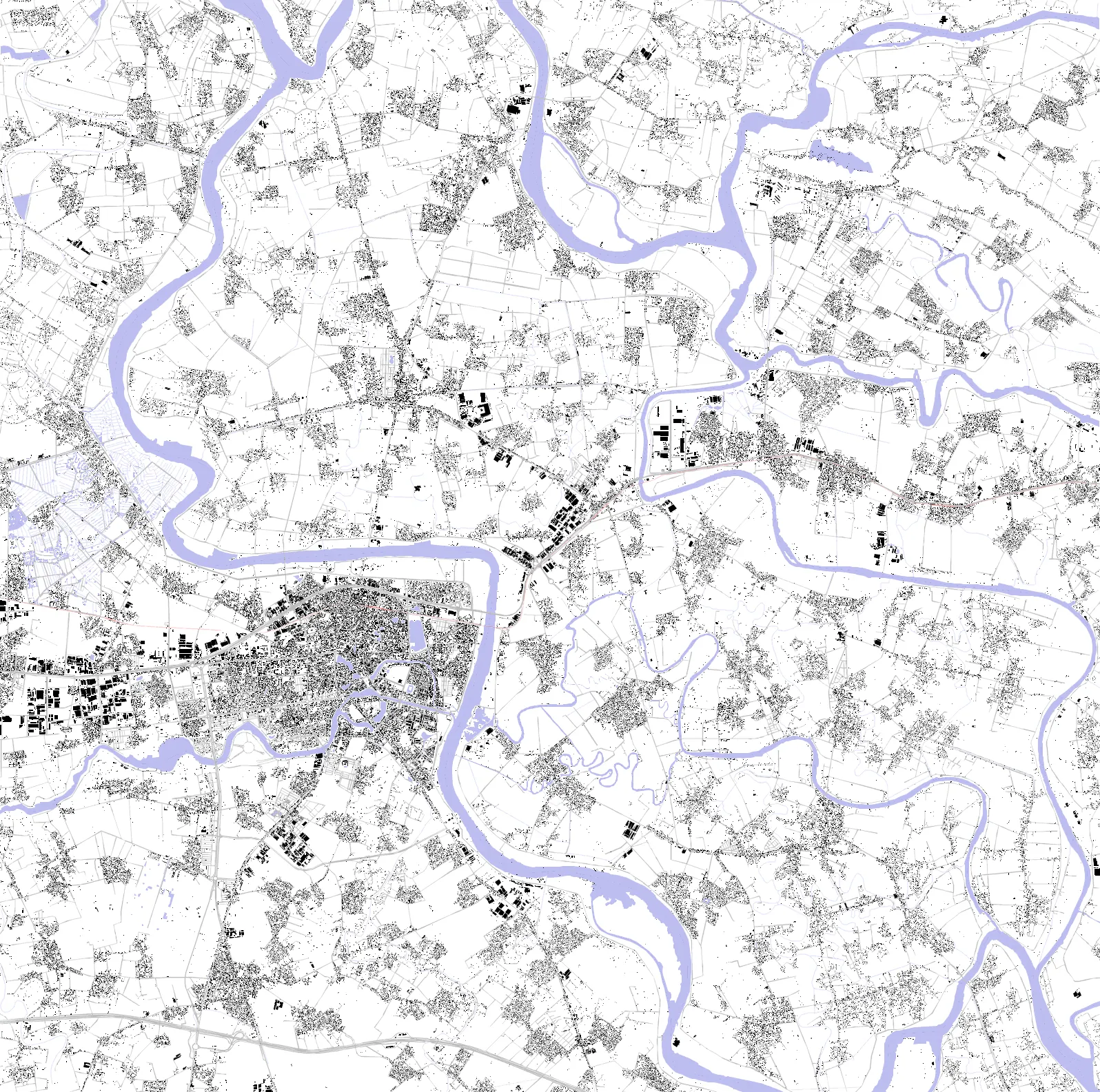 Hải Dương figure ground plan