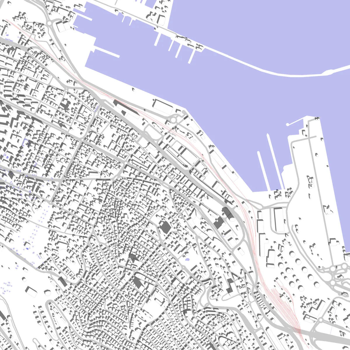 Haifa site plan (2.5 km)