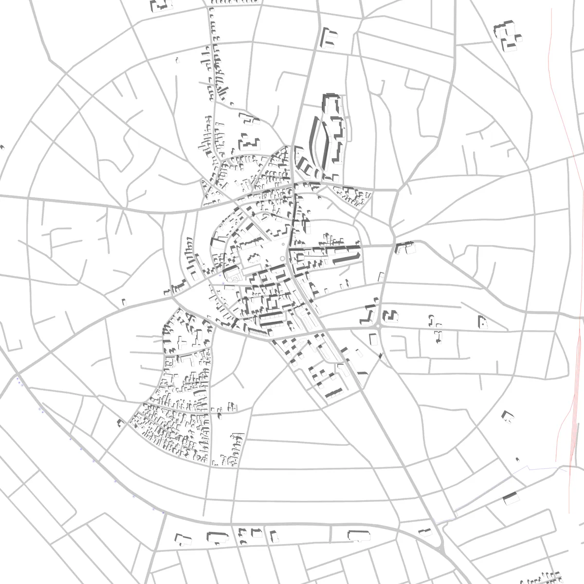 Hajdúböszörmény Lageplan (2,5 km)