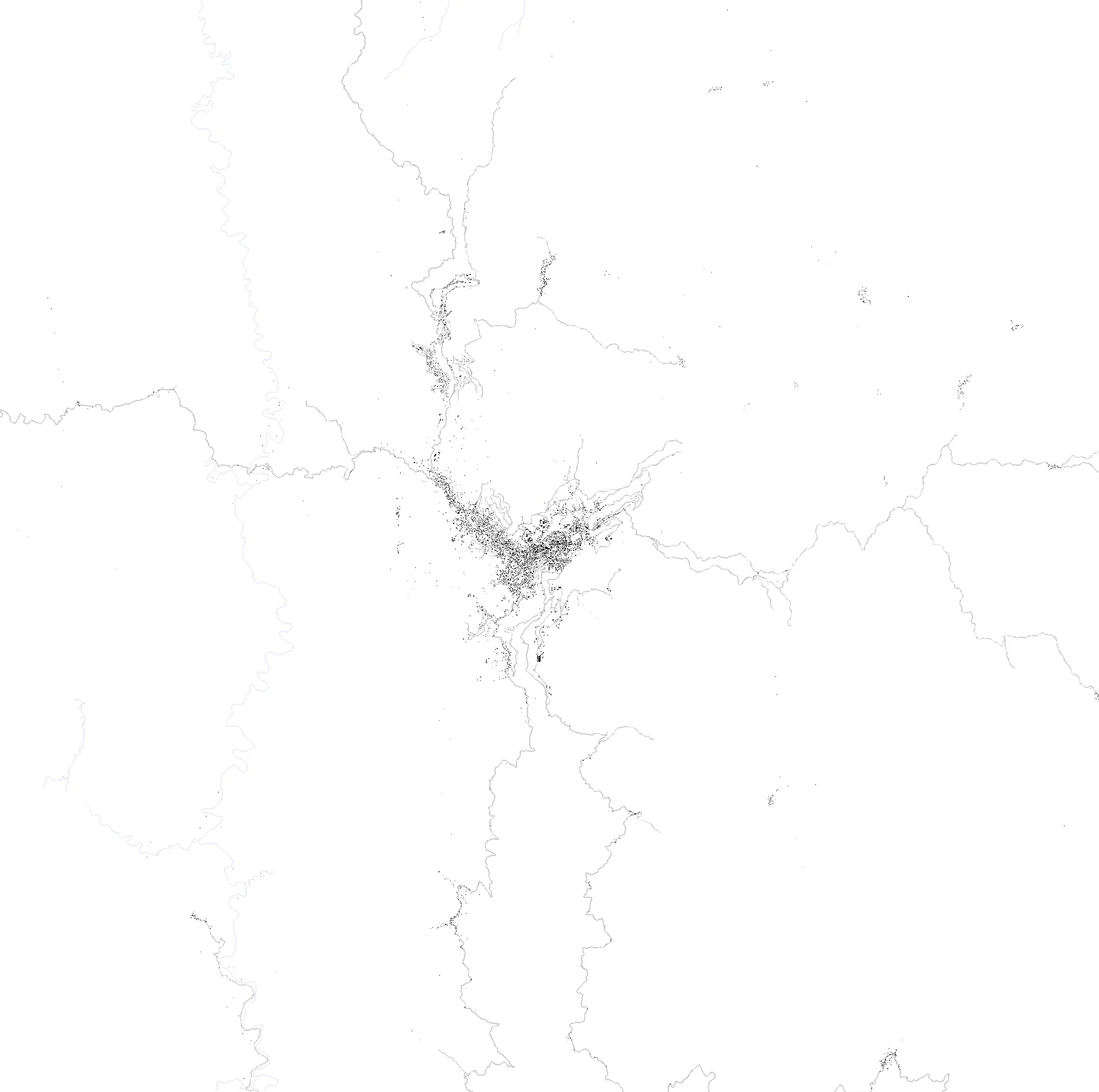 Hakha figure ground plan