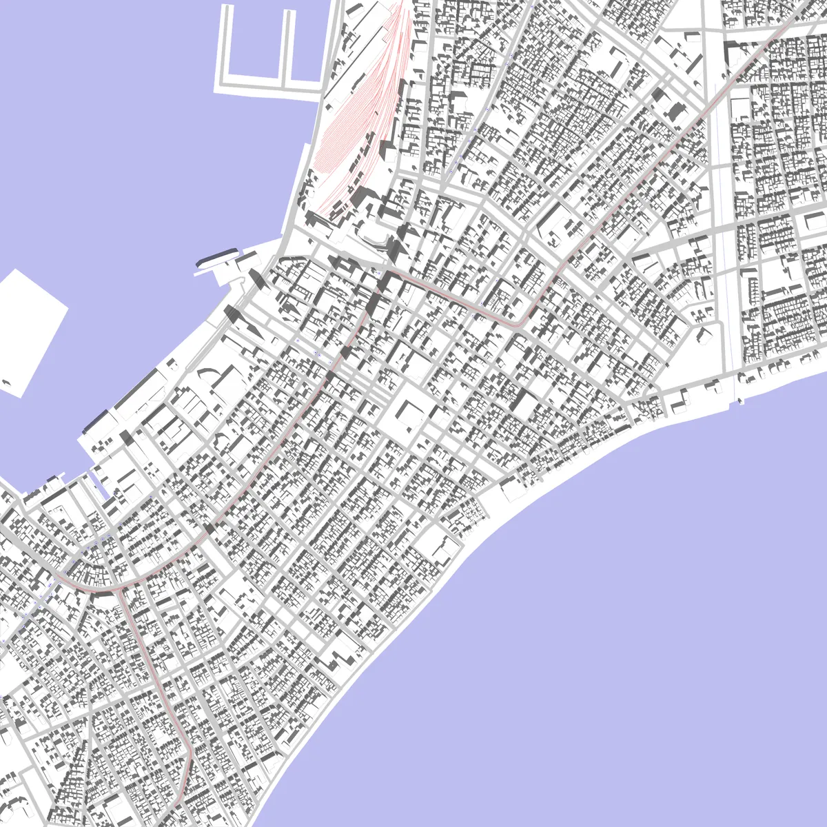 Hakodate site plan (2.5 km)