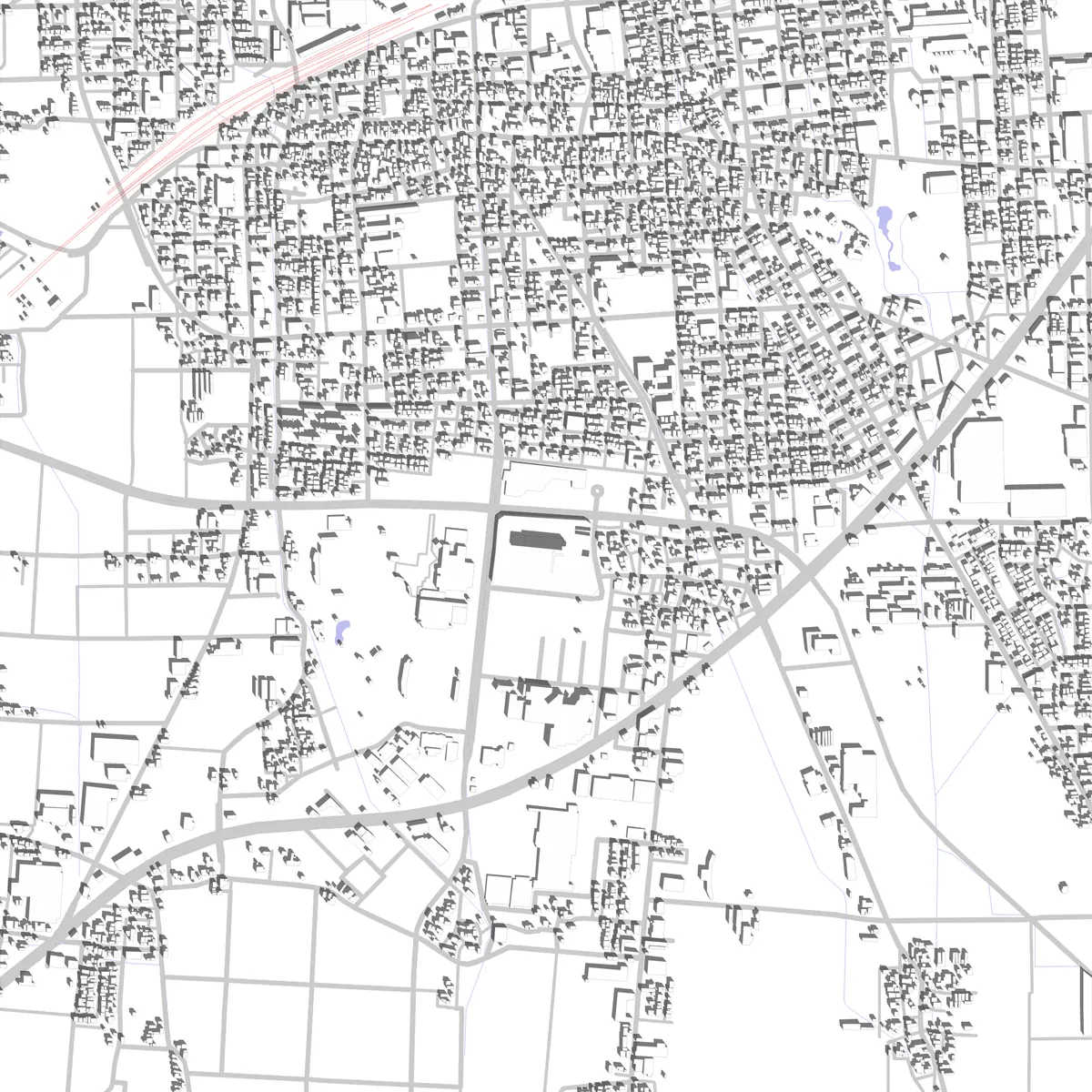Hakusan Lageplan (2,5 km)