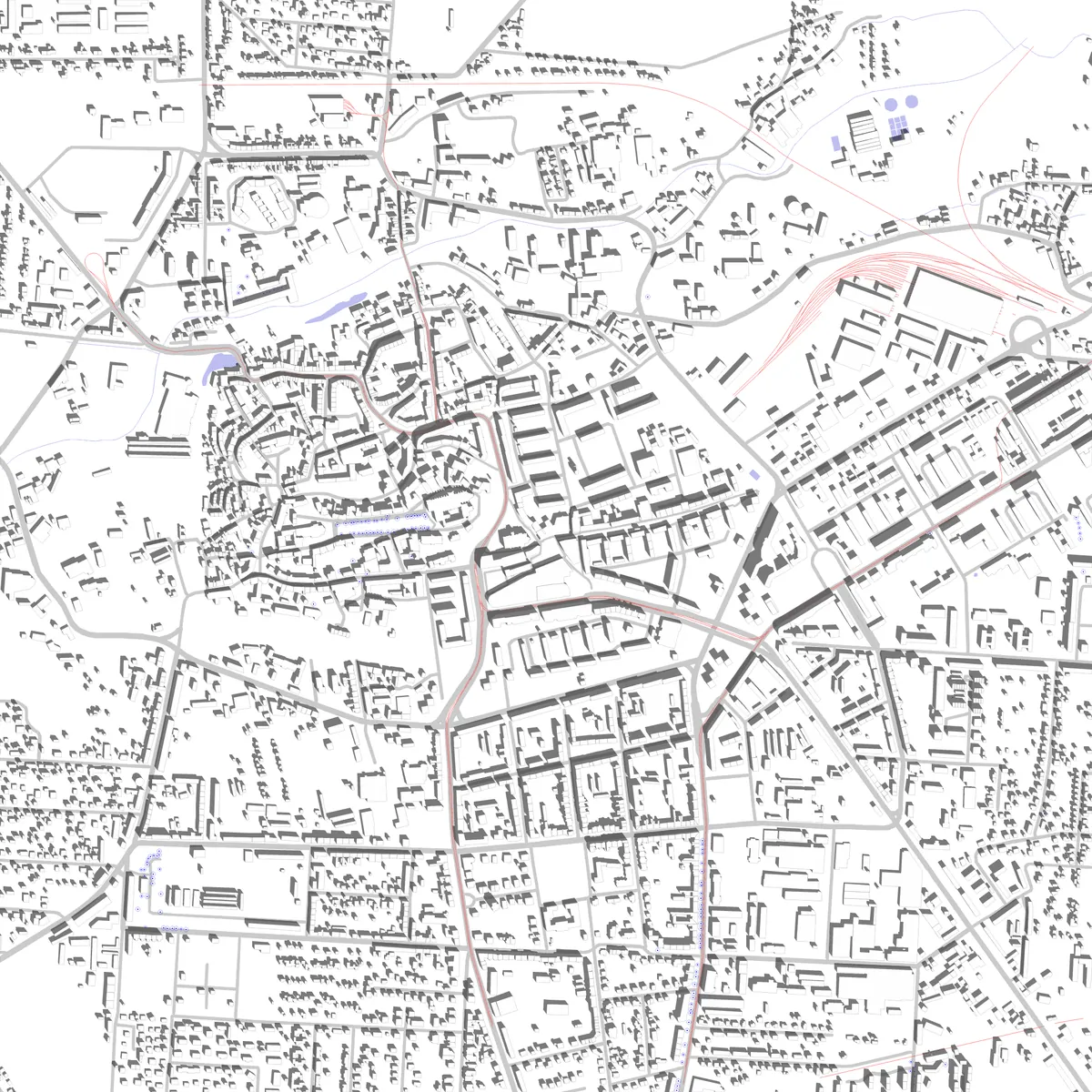 Halberstadt Lageplan (2,5 km)
