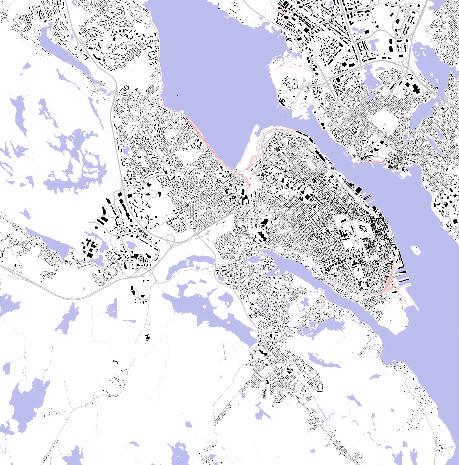 Halifax figure ground plan