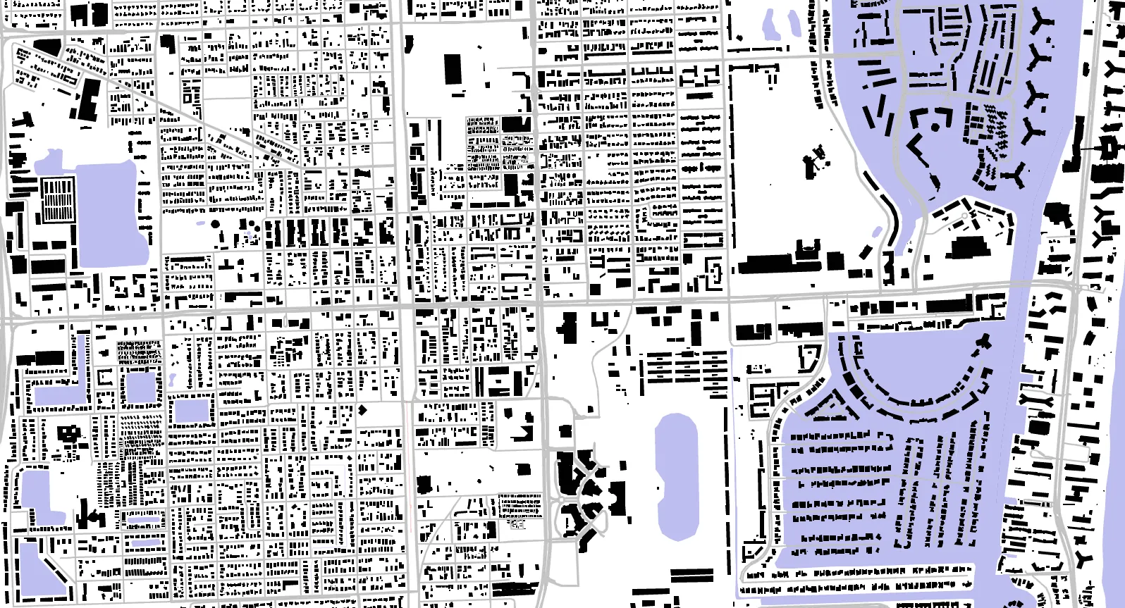 Hallandale Beach Schwarzplan