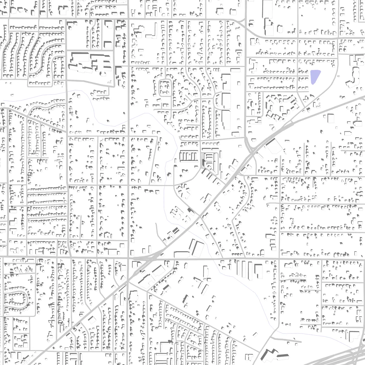 Haltom City site plan (2.5 km)