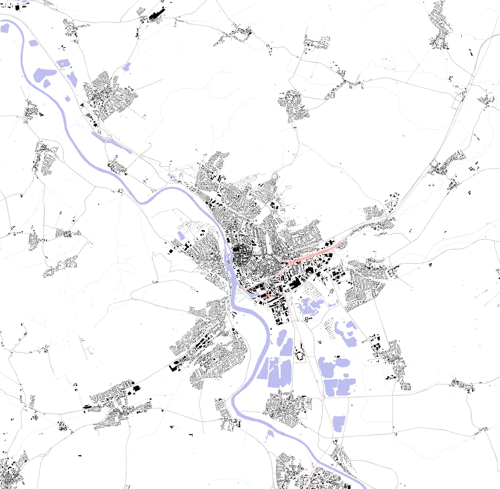 Hameln figure ground plan