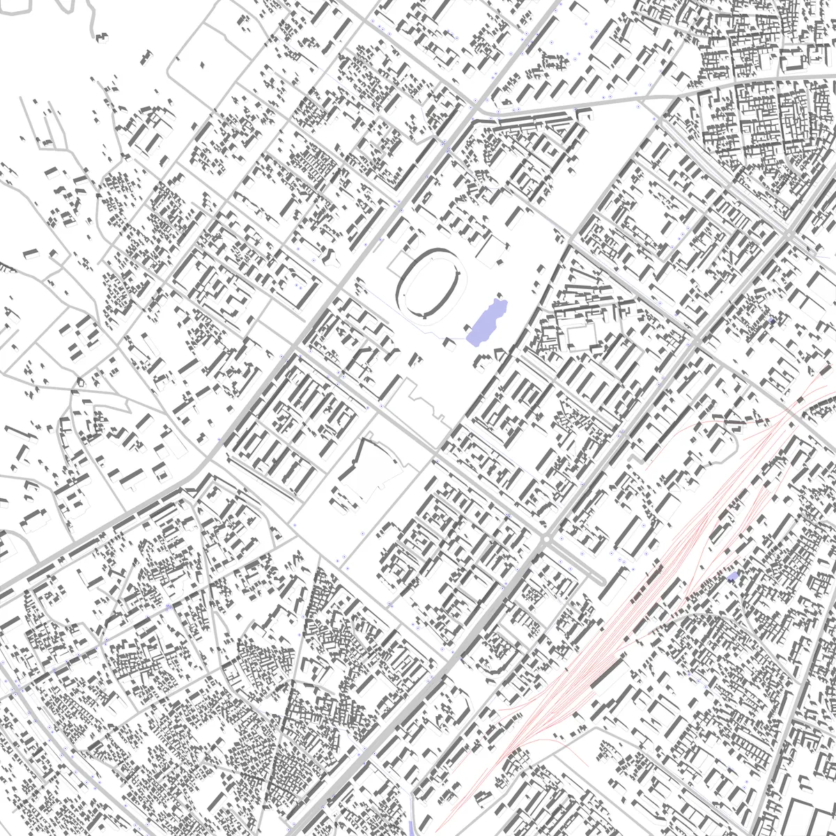 Hamhung Lageplan (2,5 km)