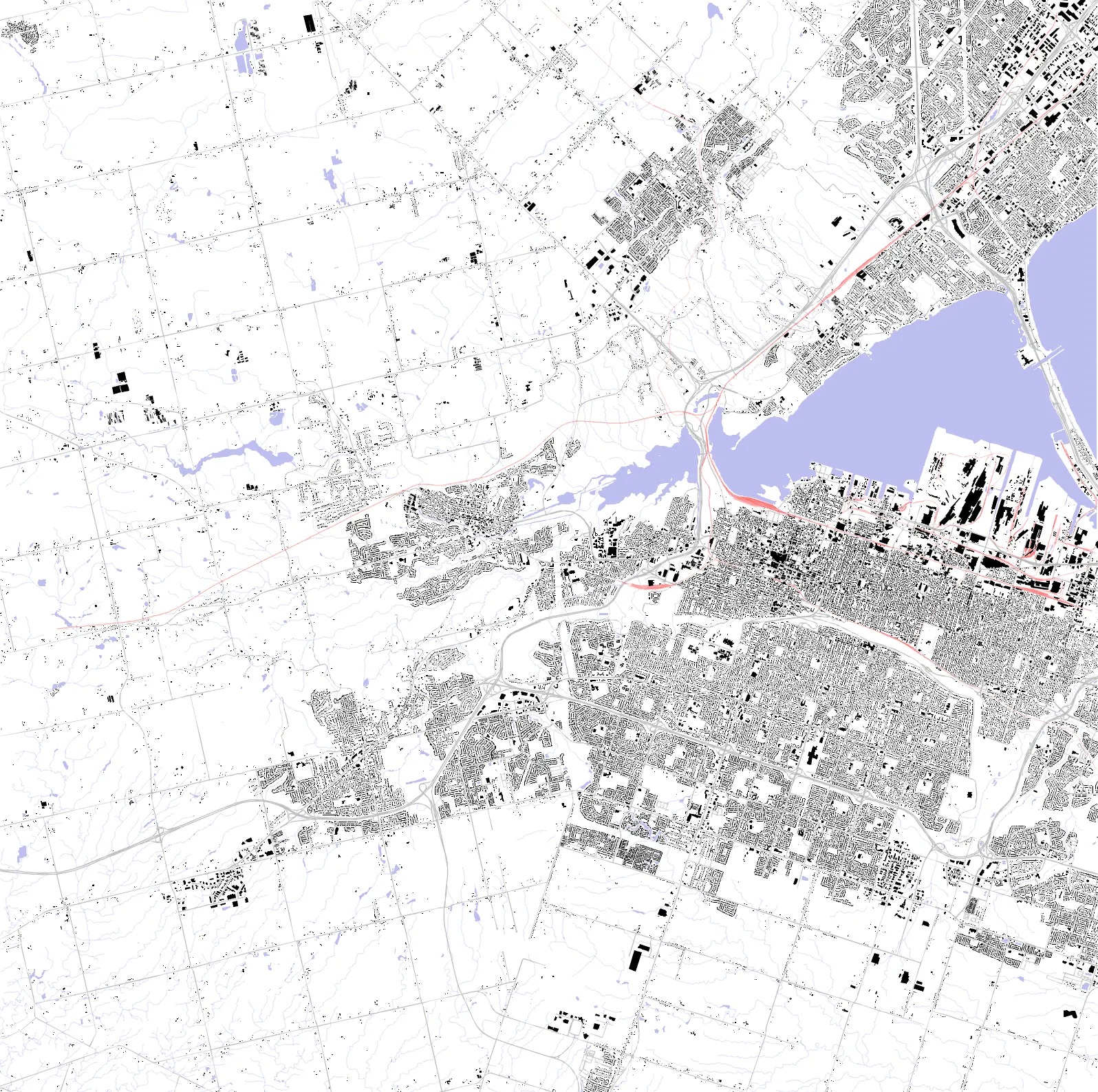 Hamilton figure ground plan