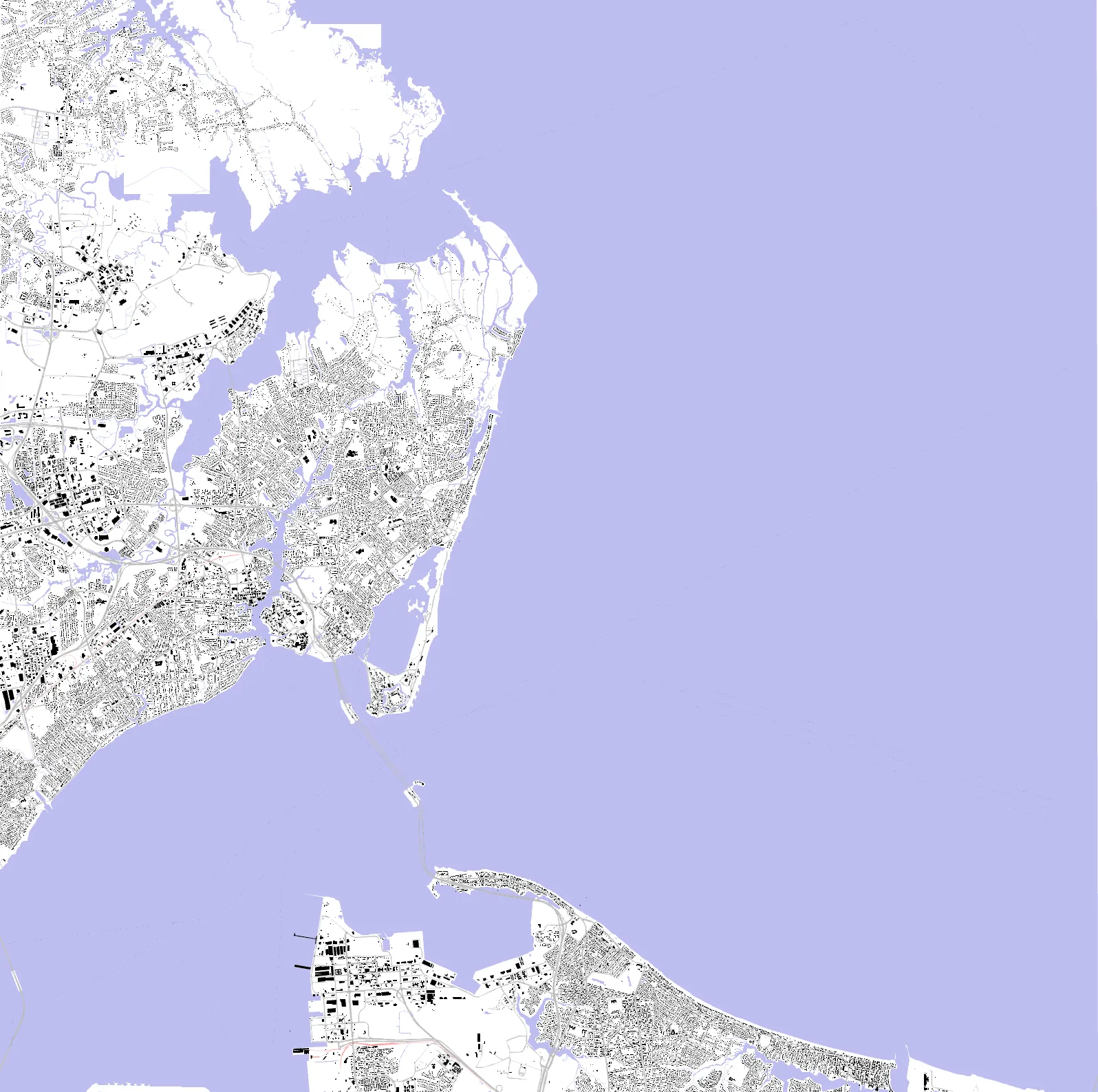 Hampton figure ground plan