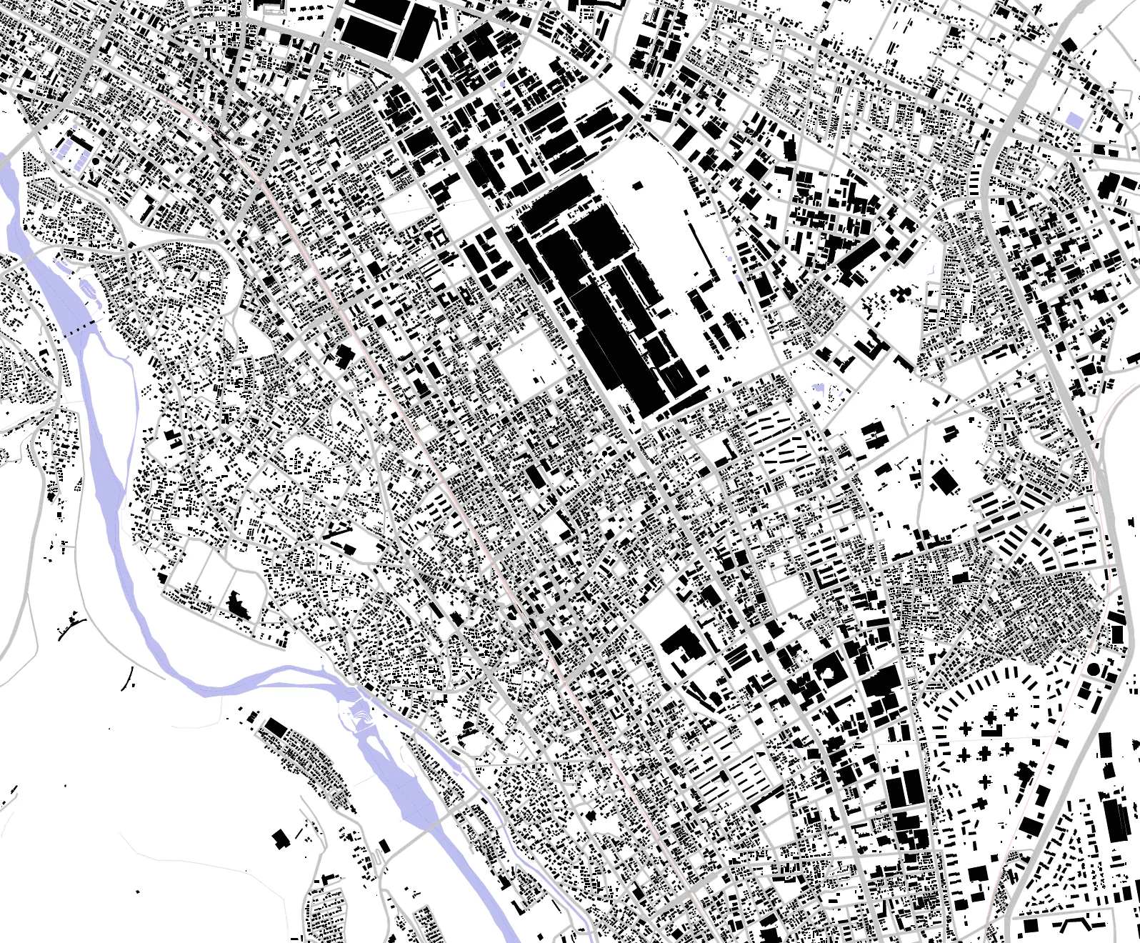 Hamura figure ground plan