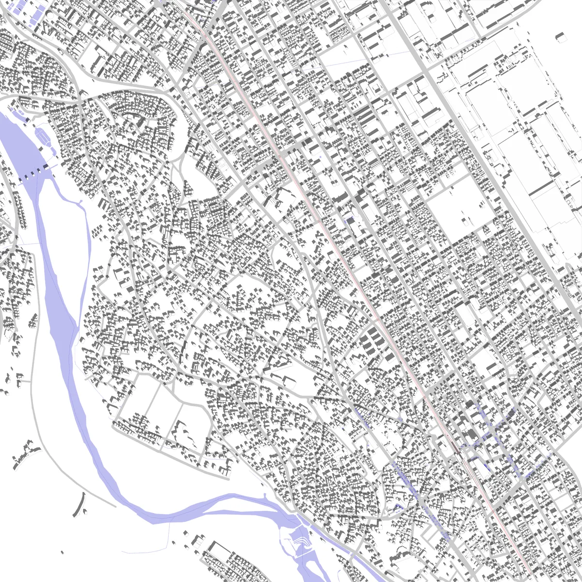 Hamura site plan (2.5 km)