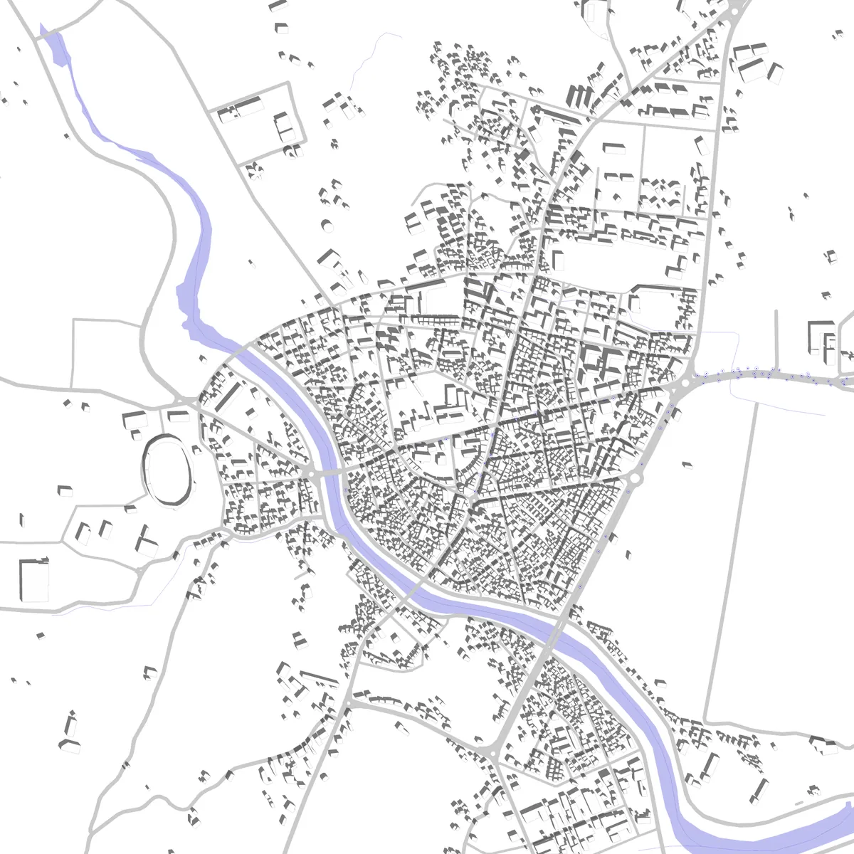 Hamyang Lageplan (2,5 km)
