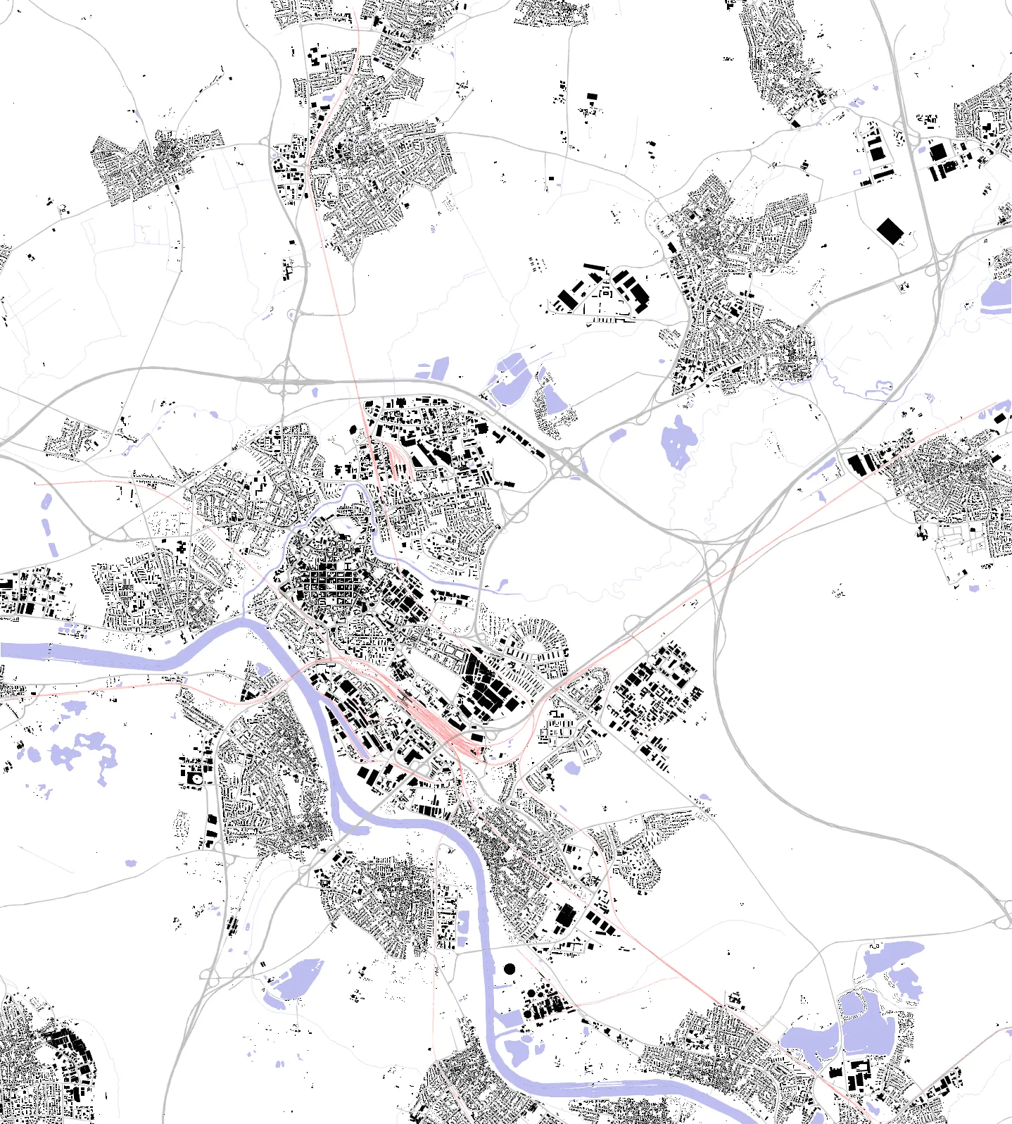 Hanau Schwarzplan