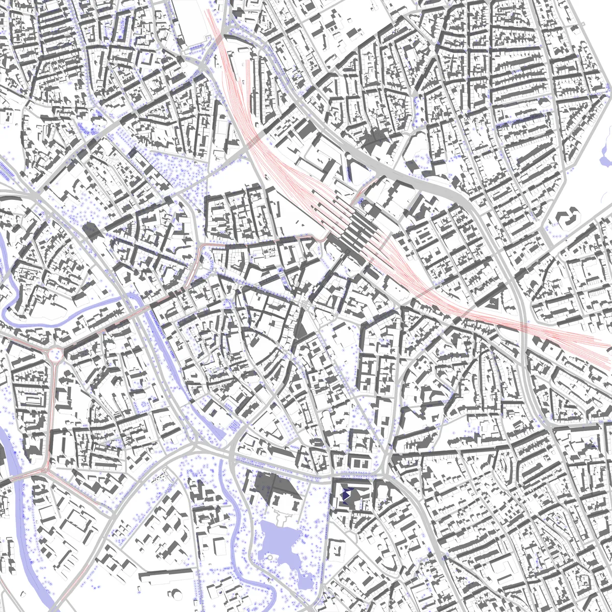 Hannover Lageplan (2,5 km)